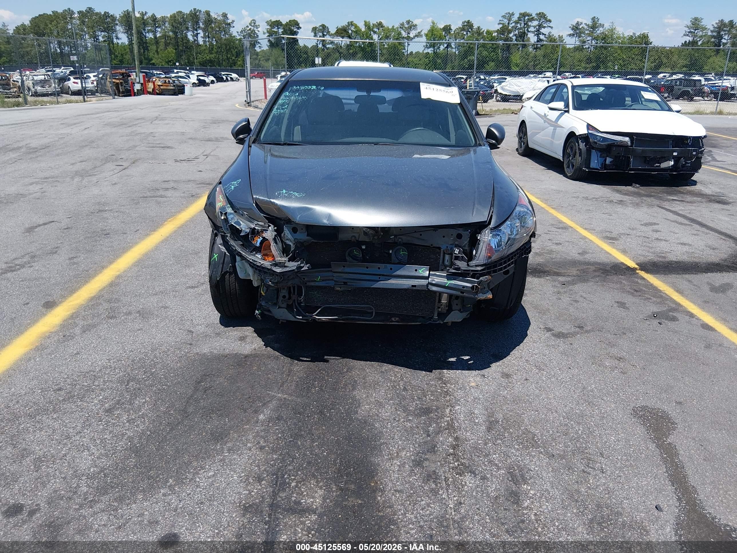 2010 Honda Accord 2.4 Lx-p Gray vin: 1HGCP2F44AA176383