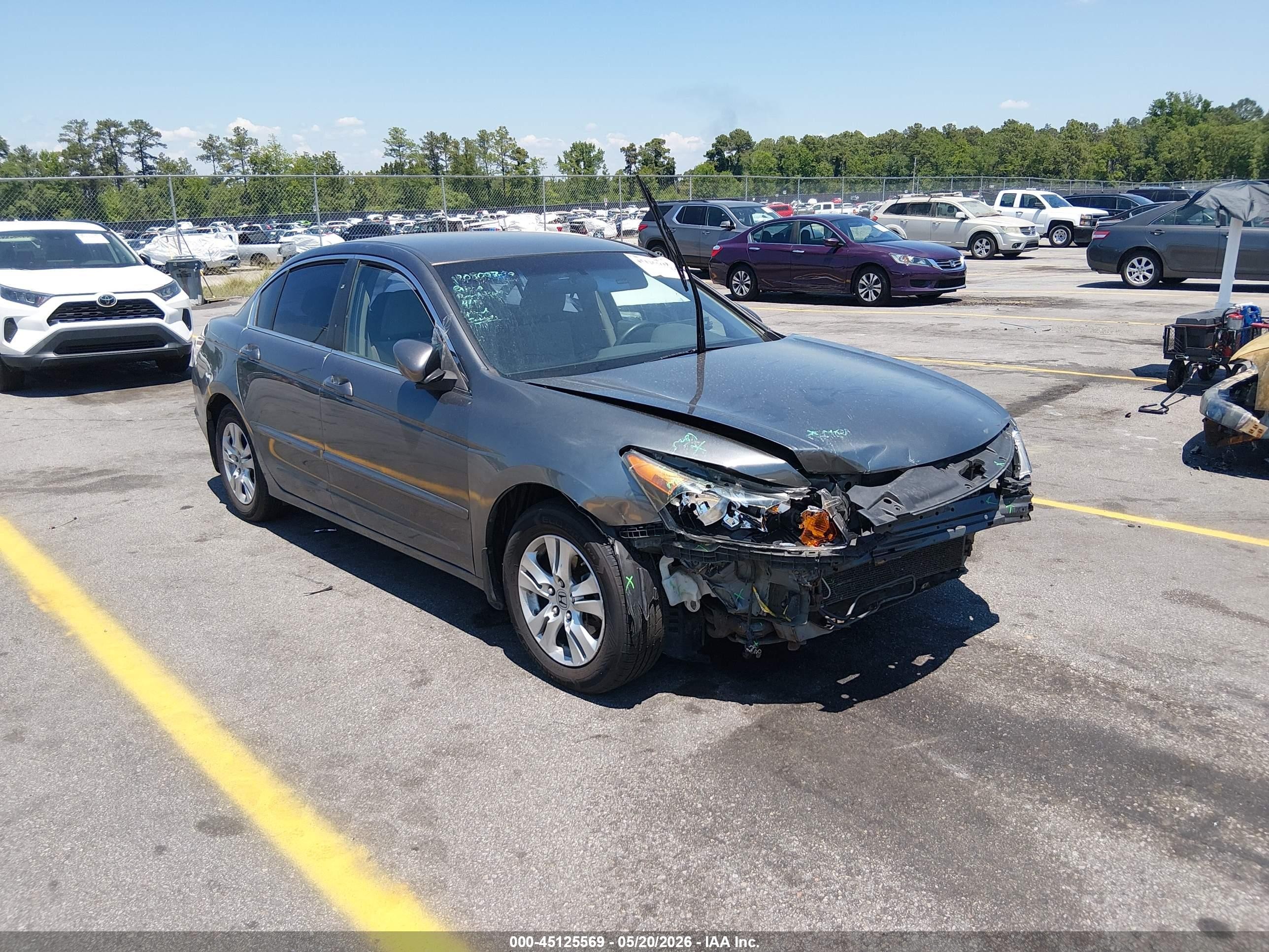 2010 Honda Accord 2.4 Lx-p Gray vin: 1HGCP2F44AA176383