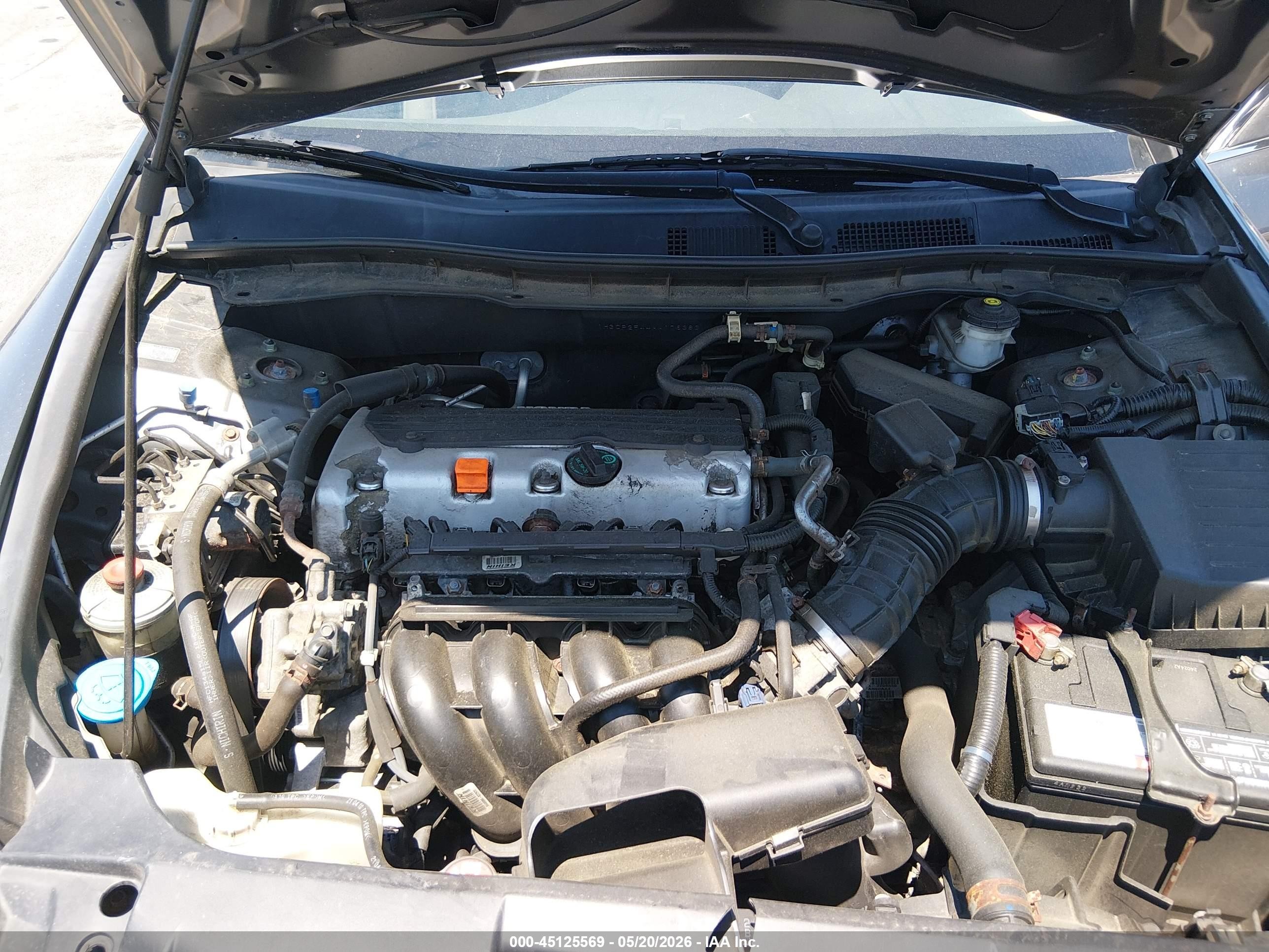 2010 Honda Accord 2.4 Lx-p Gray vin: 1HGCP2F44AA176383