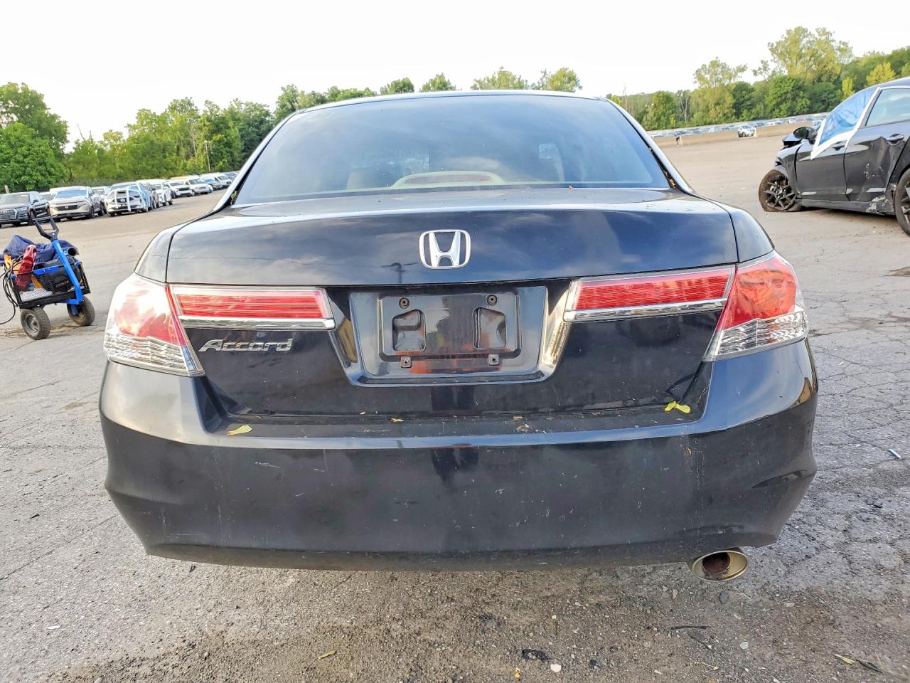 2011 Honda Accord Lxp Black vin: 1HGCP2F44BA005599