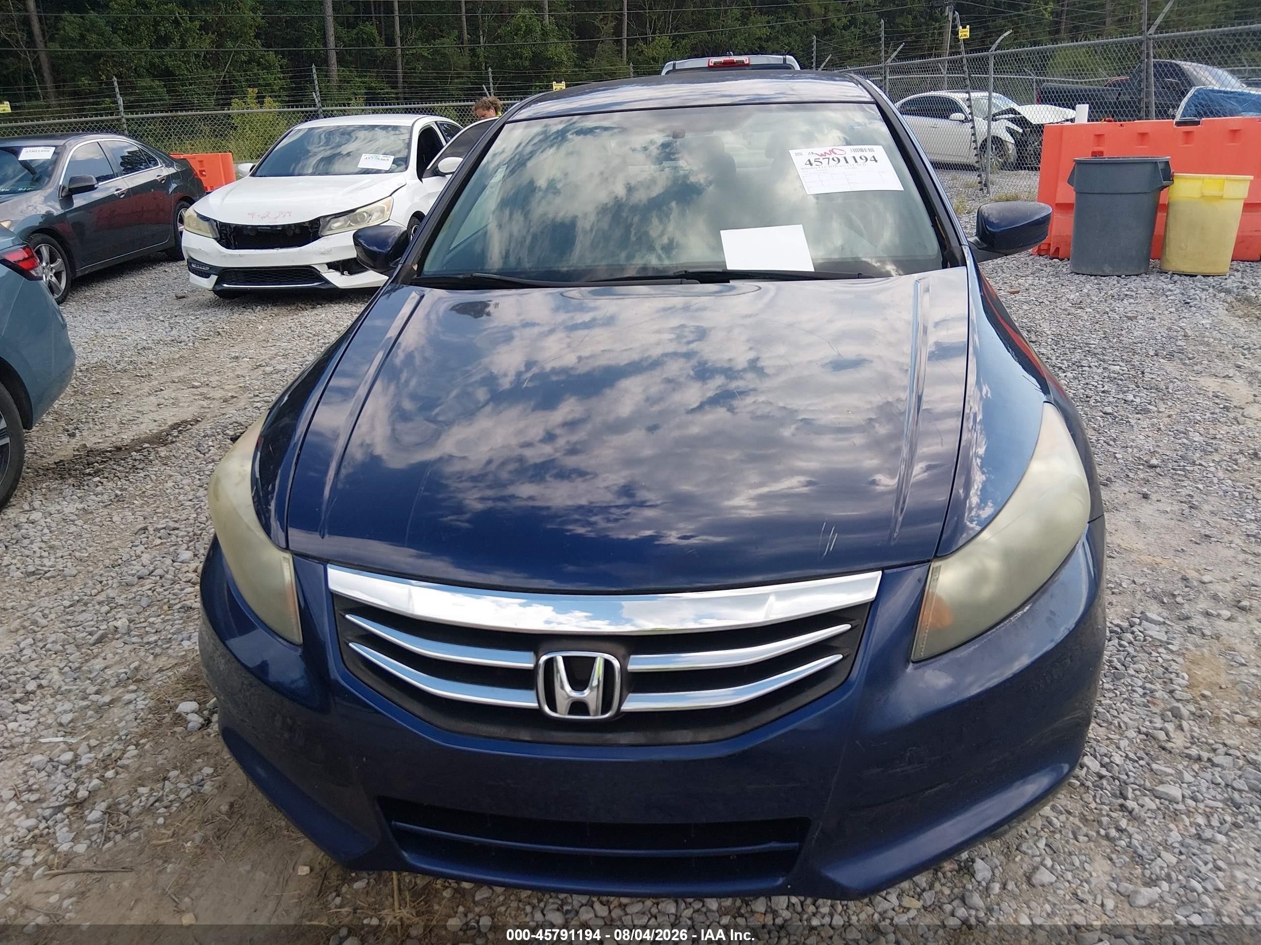 2011 Honda Accord 2.4 Lx-p Синий vin: 1HGCP2F44BA080853