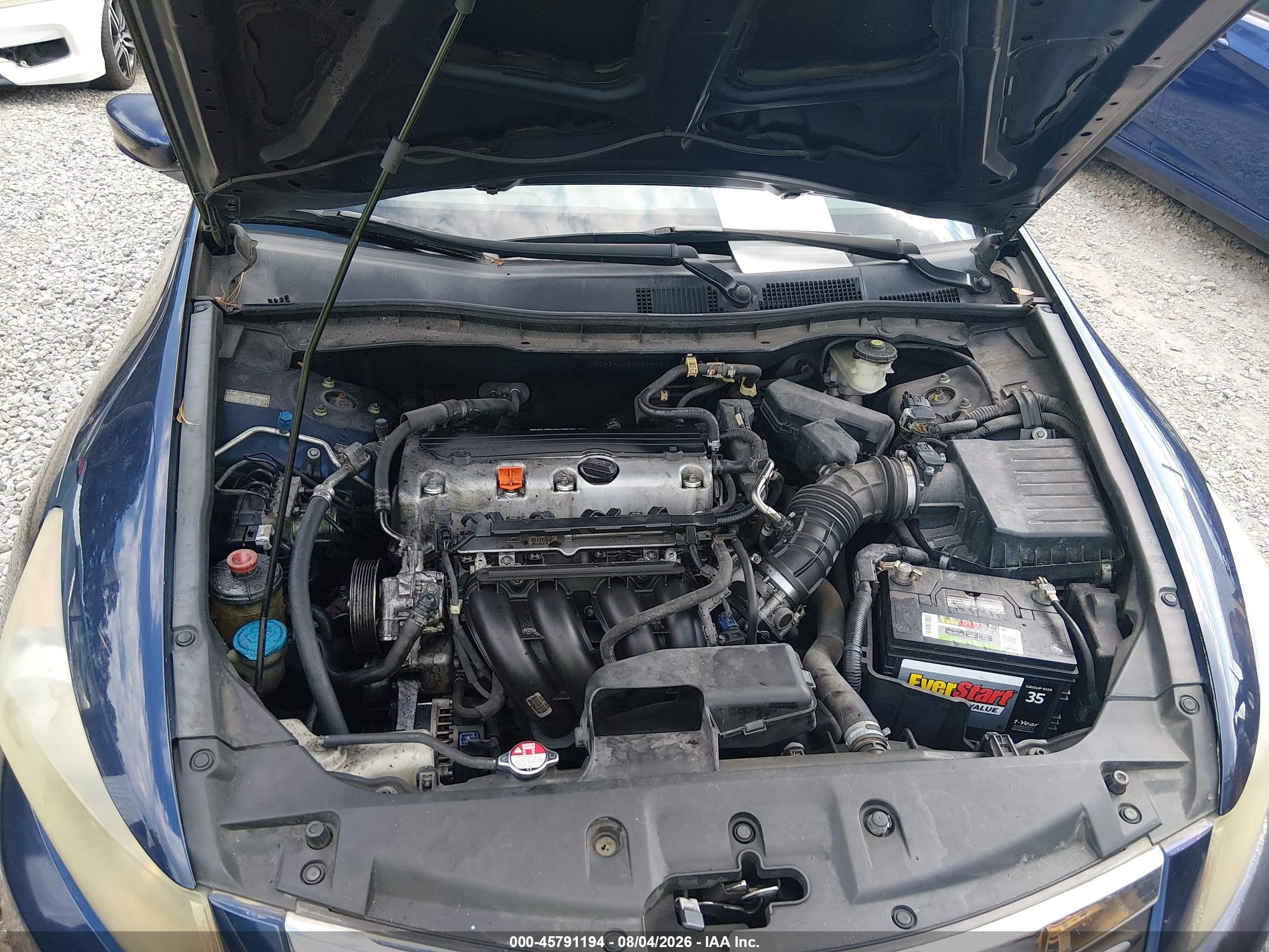 2011 Honda Accord 2.4 Lx-p Синий vin: 1HGCP2F44BA080853