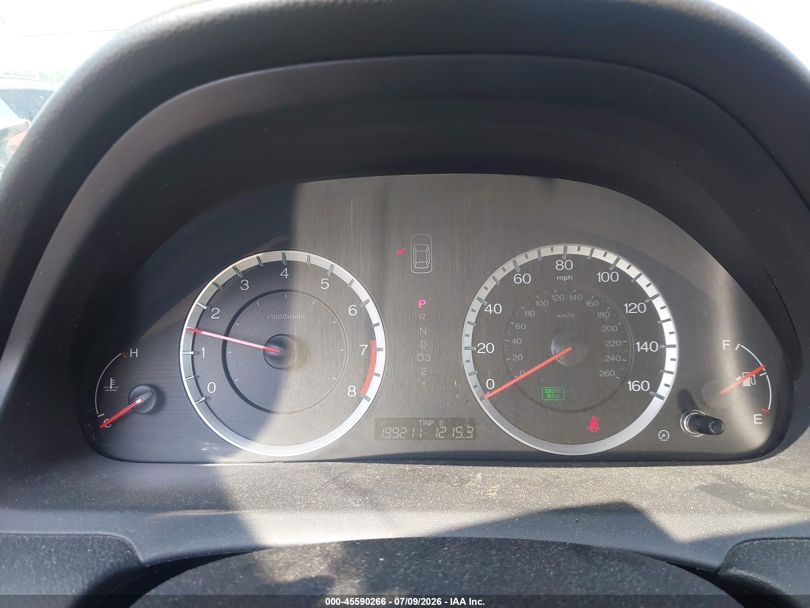 2012 Honda Accord 2.4 Lx-p White vin: 1HGCP2F44CA009217