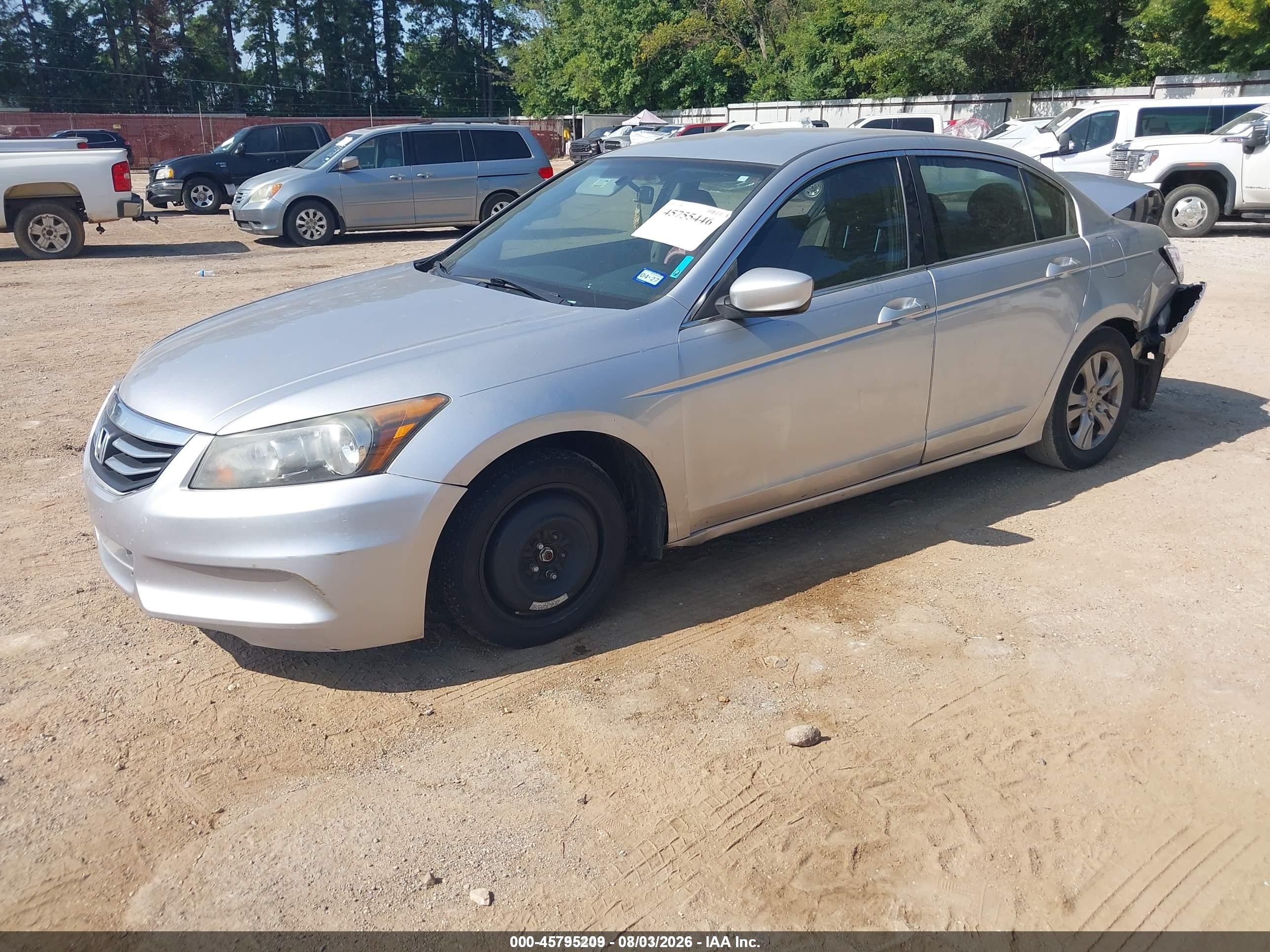 2012 Honda Accord 2.4 Lx-p Серебряный vin: 1HGCP2F44CA157559