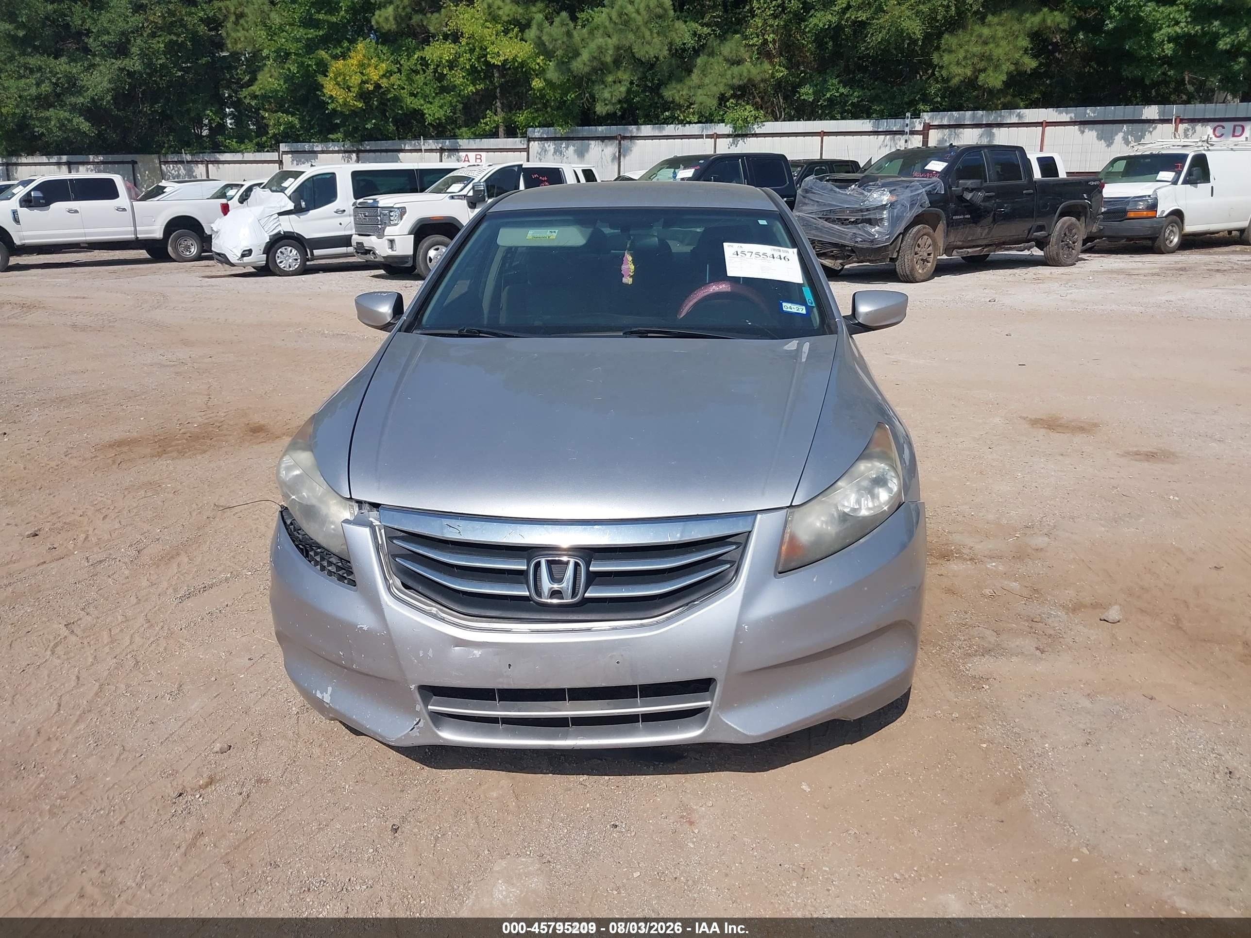 2012 Honda Accord 2.4 Lx-p Серебряный vin: 1HGCP2F44CA157559