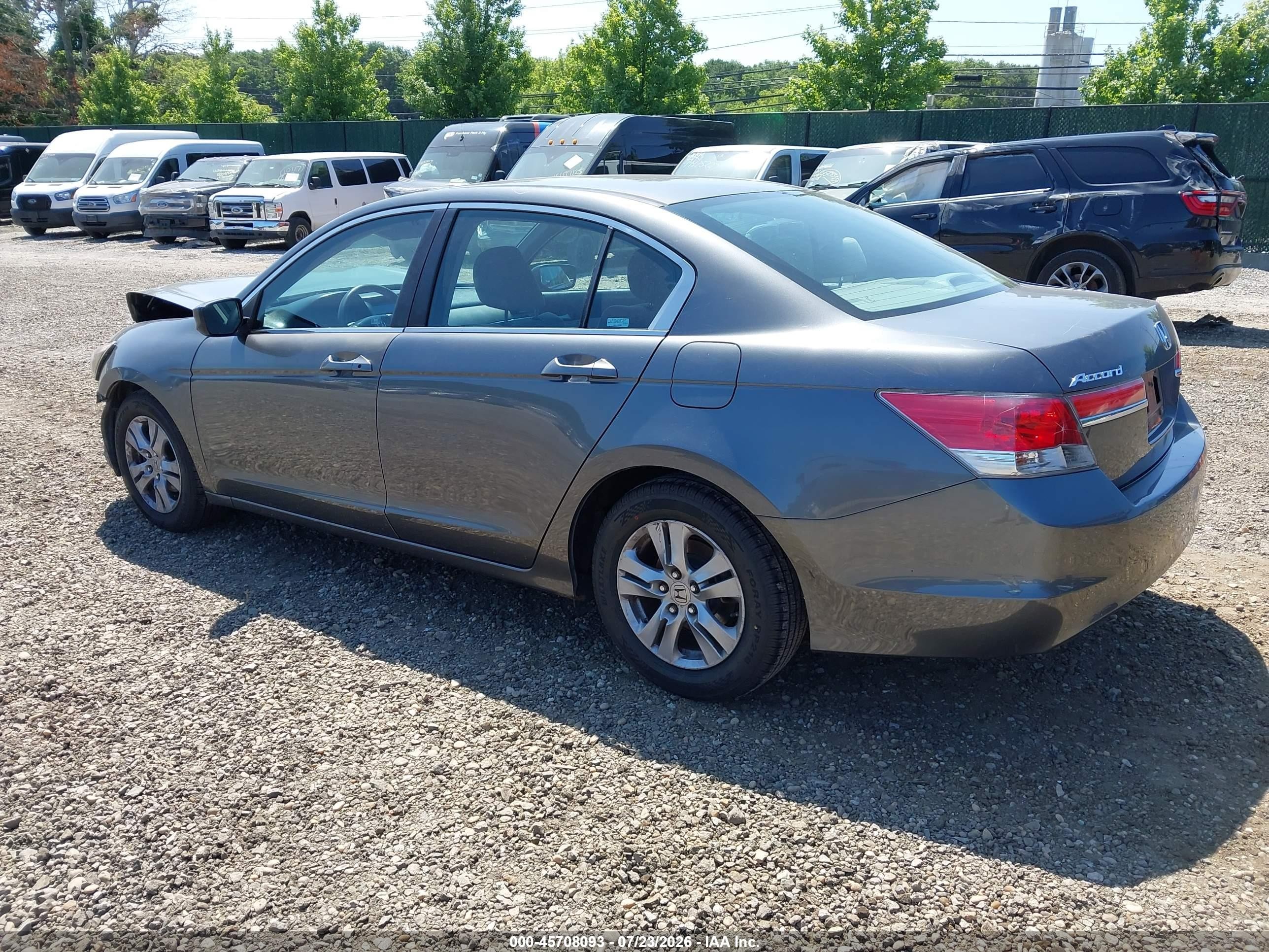 2012 Honda Accord 2.4 Lx-p Gray vin: 1HGCP2F44CA201060
