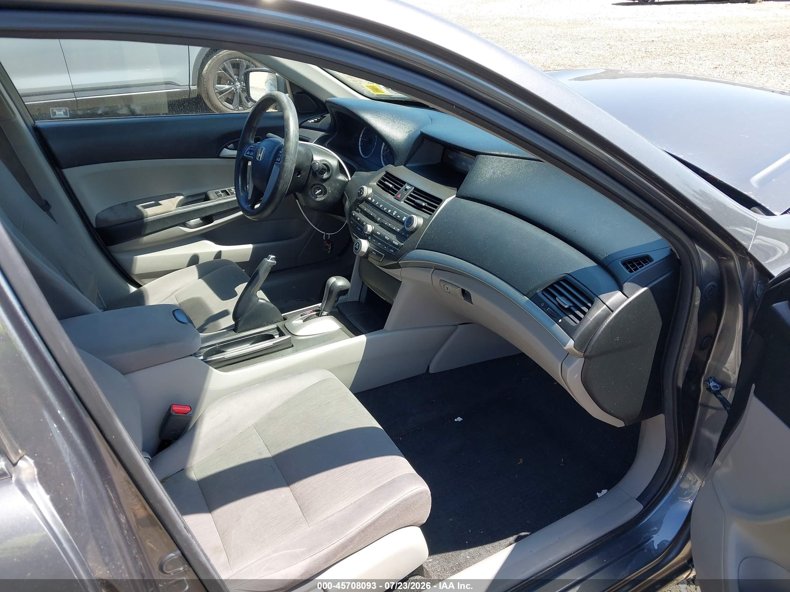 2012 Honda Accord 2.4 Lx-p Gray vin: 1HGCP2F44CA201060