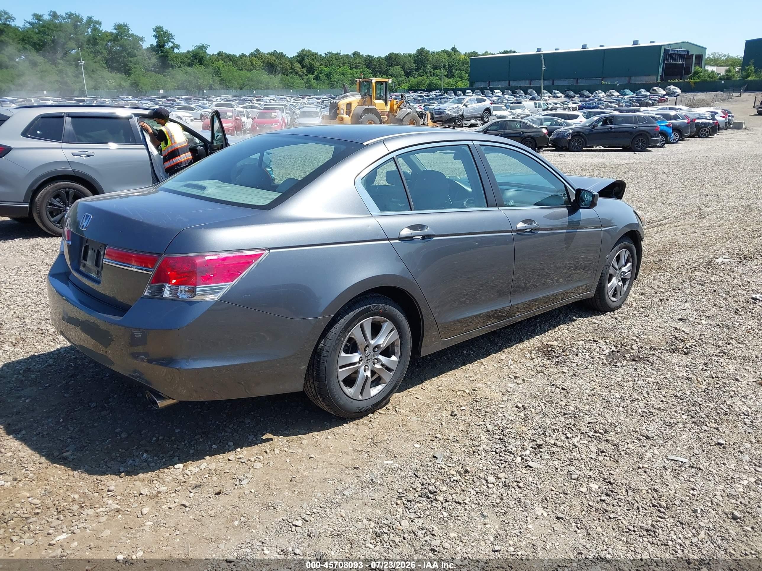 2012 Honda Accord 2.4 Lx-p Gray vin: 1HGCP2F44CA201060