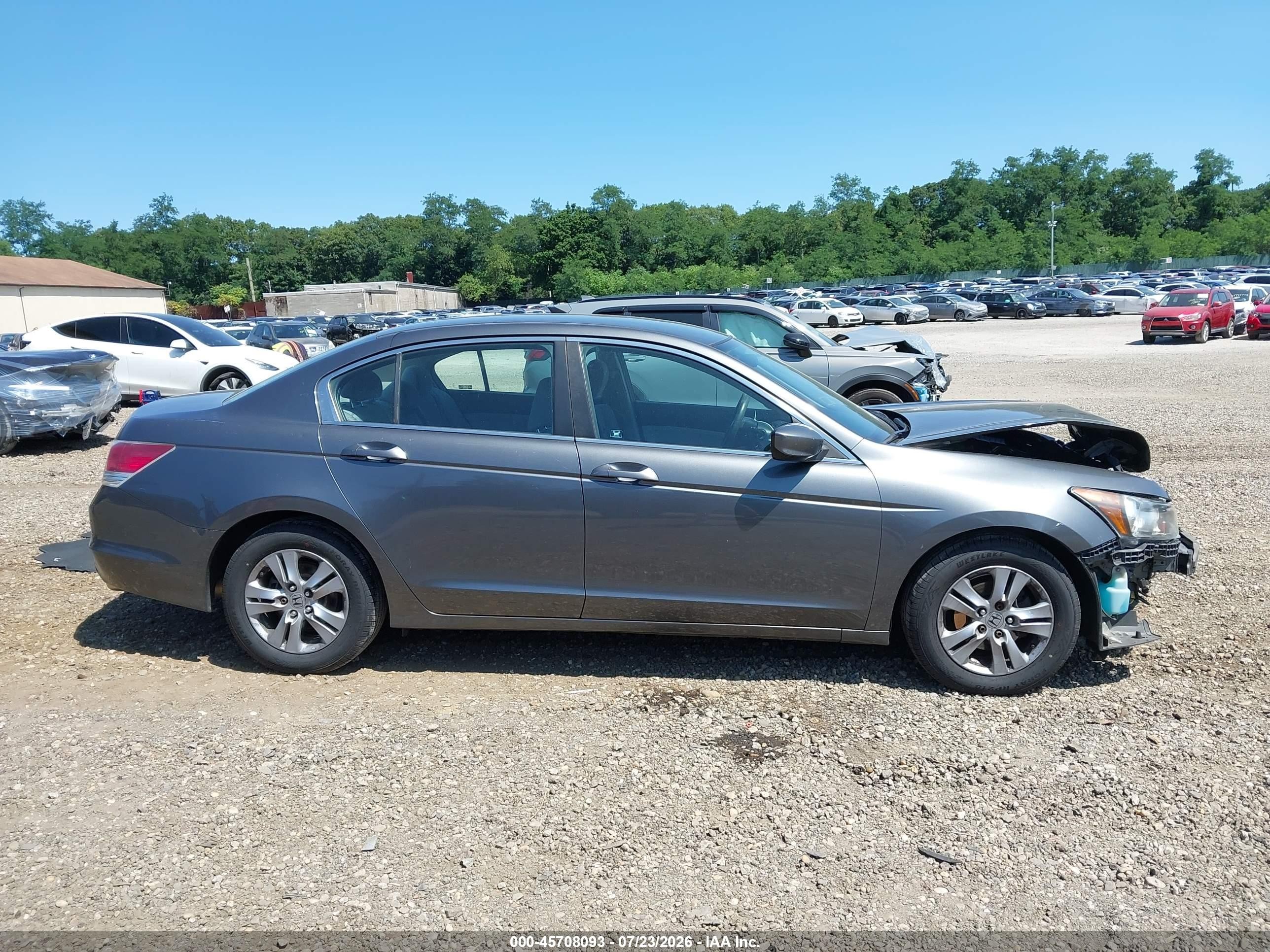 2012 Honda Accord 2.4 Lx-p Gray vin: 1HGCP2F44CA201060