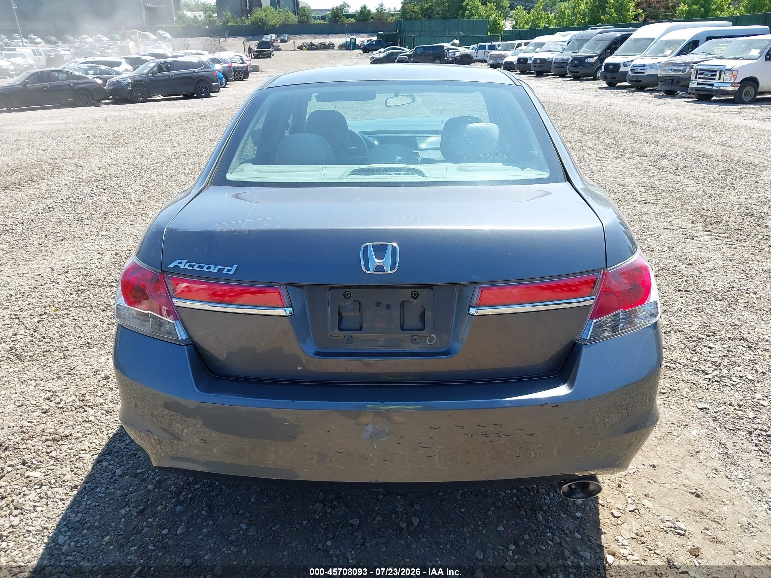 2012 Honda Accord 2.4 Lx-p Gray vin: 1HGCP2F44CA201060