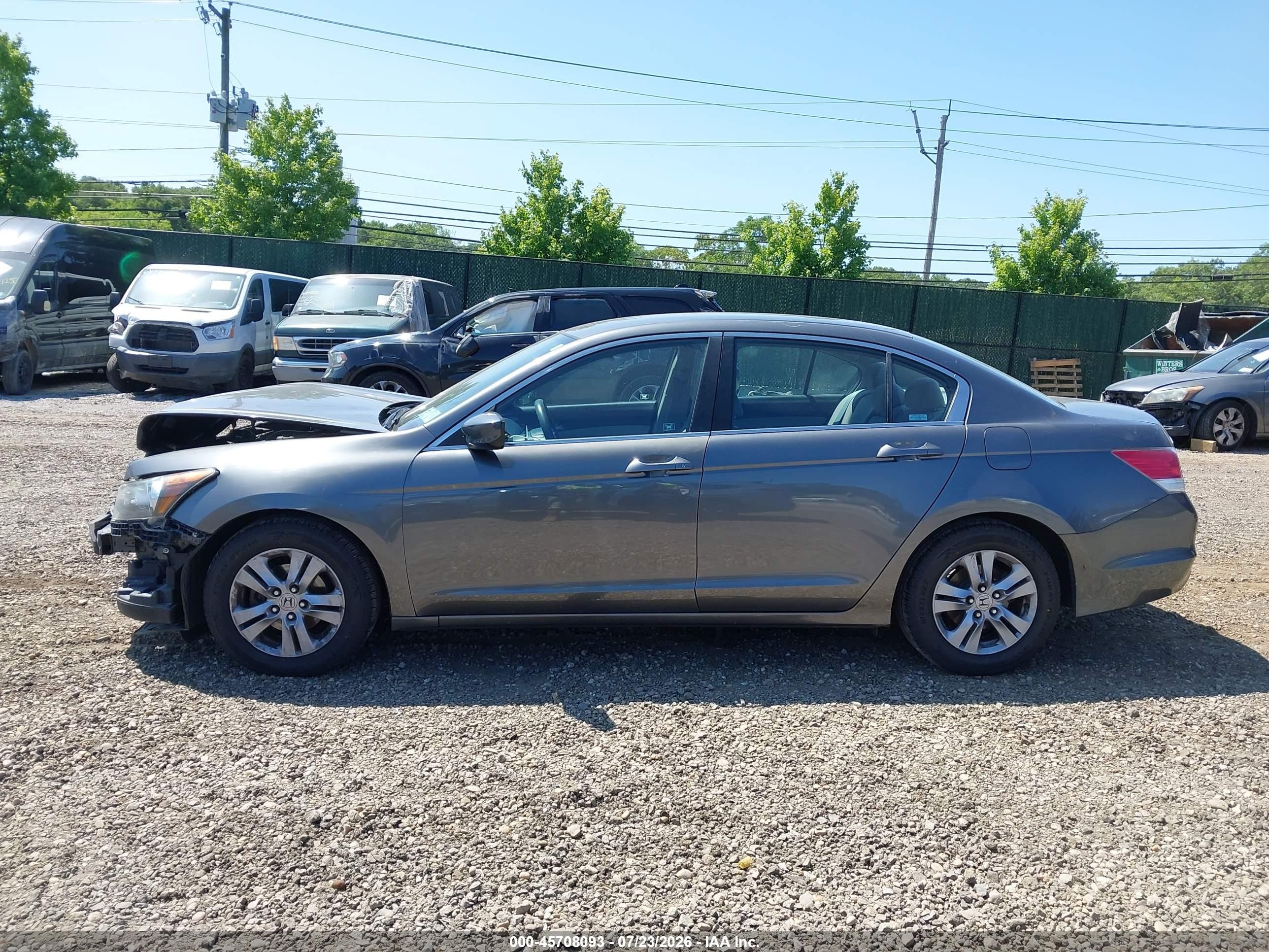 2012 Honda Accord 2.4 Lx-p Gray vin: 1HGCP2F44CA201060