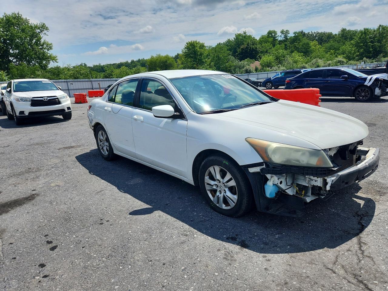 2010 Honda Accord Lxp White vin: 1HGCP2F45AA009305