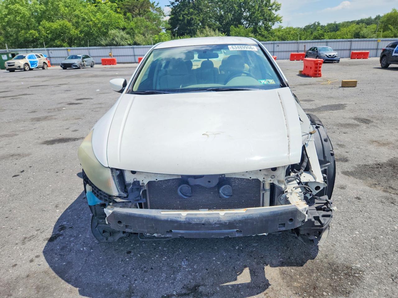 2010 Honda Accord Lxp White vin: 1HGCP2F45AA009305
