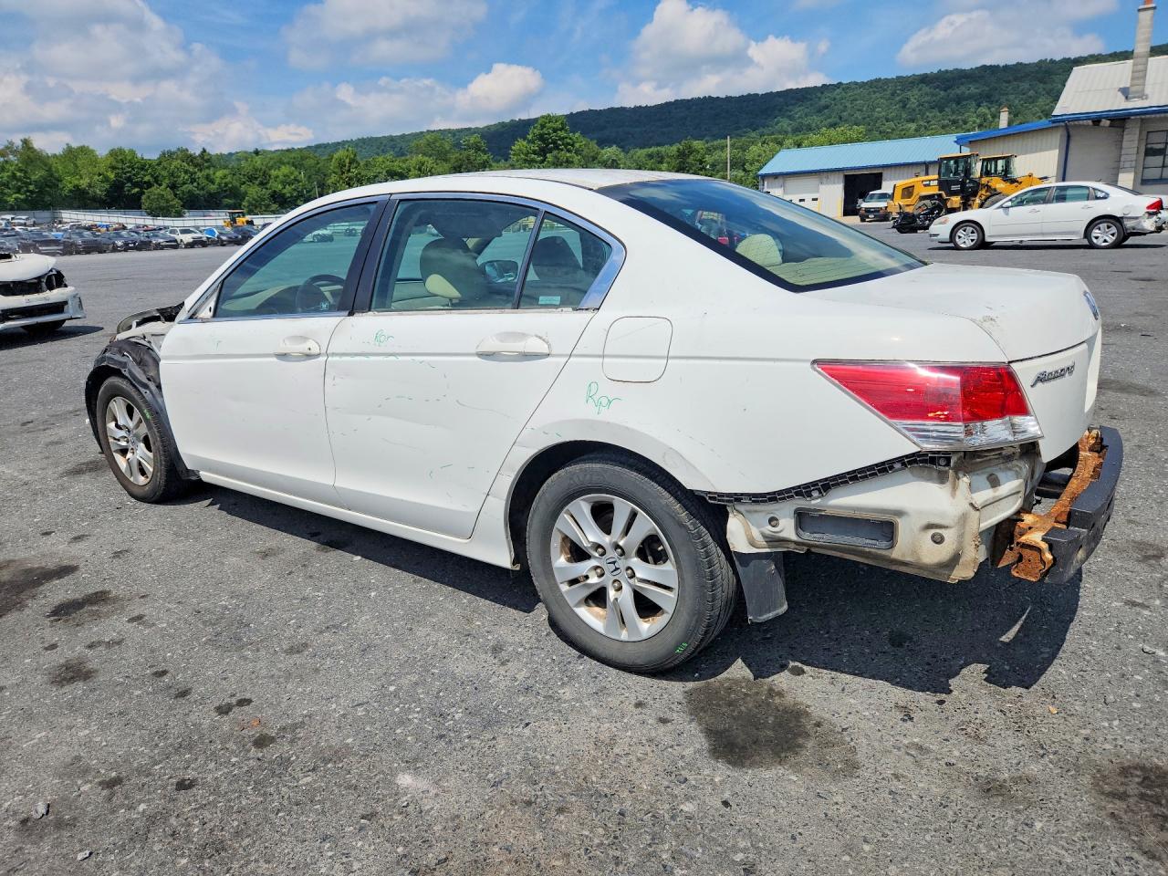 2010 Honda Accord Lxp White vin: 1HGCP2F45AA009305