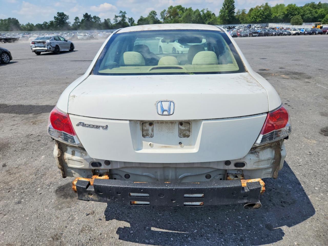 2010 Honda Accord Lxp White vin: 1HGCP2F45AA009305