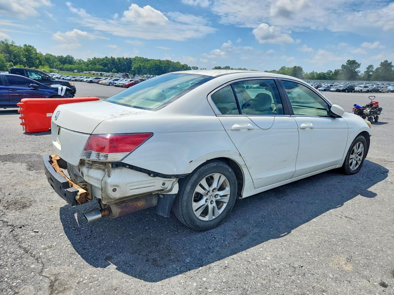 2010 Honda Accord Lxp White vin: 1HGCP2F45AA009305