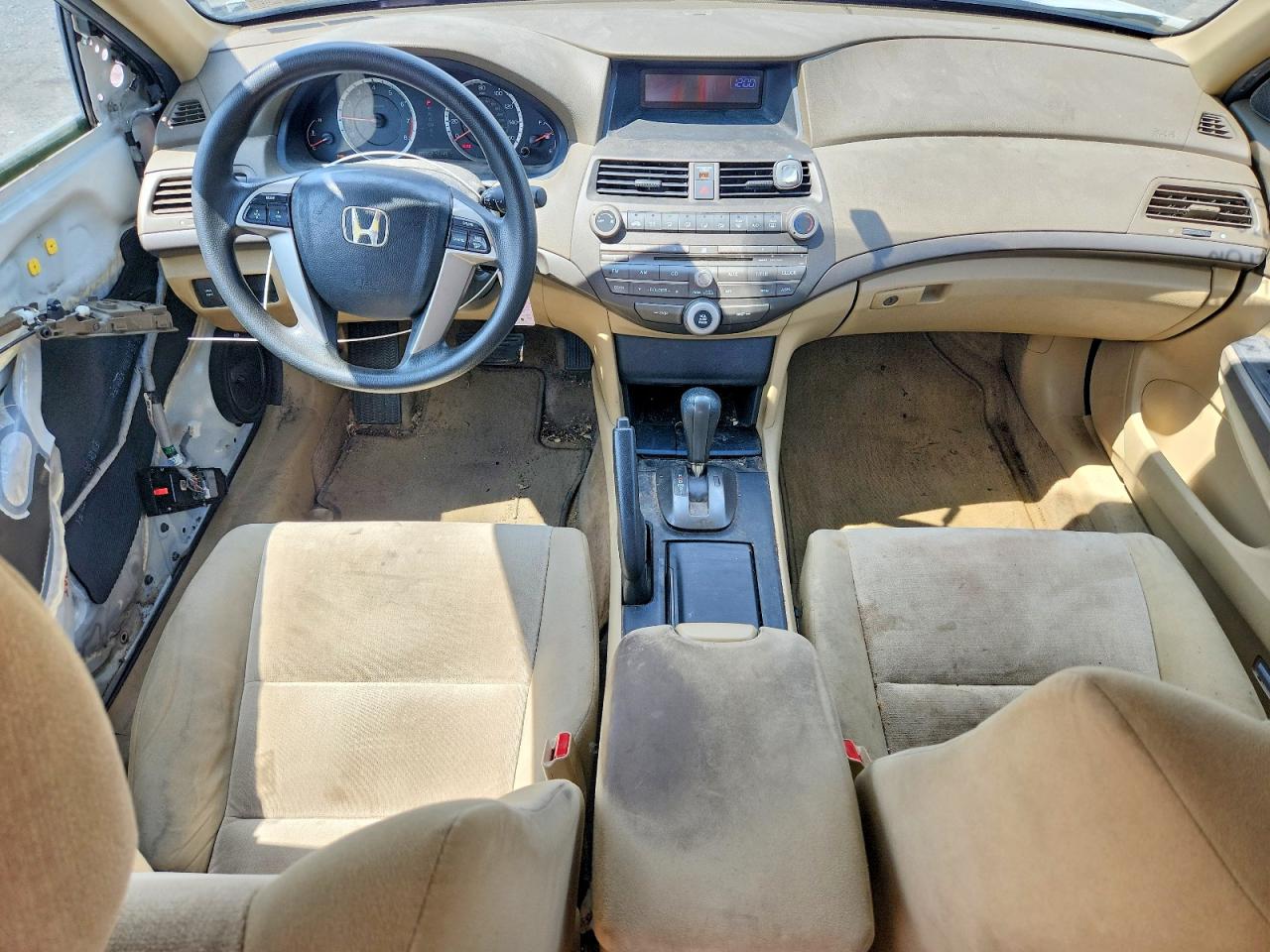 2010 Honda Accord Lxp White vin: 1HGCP2F45AA009305