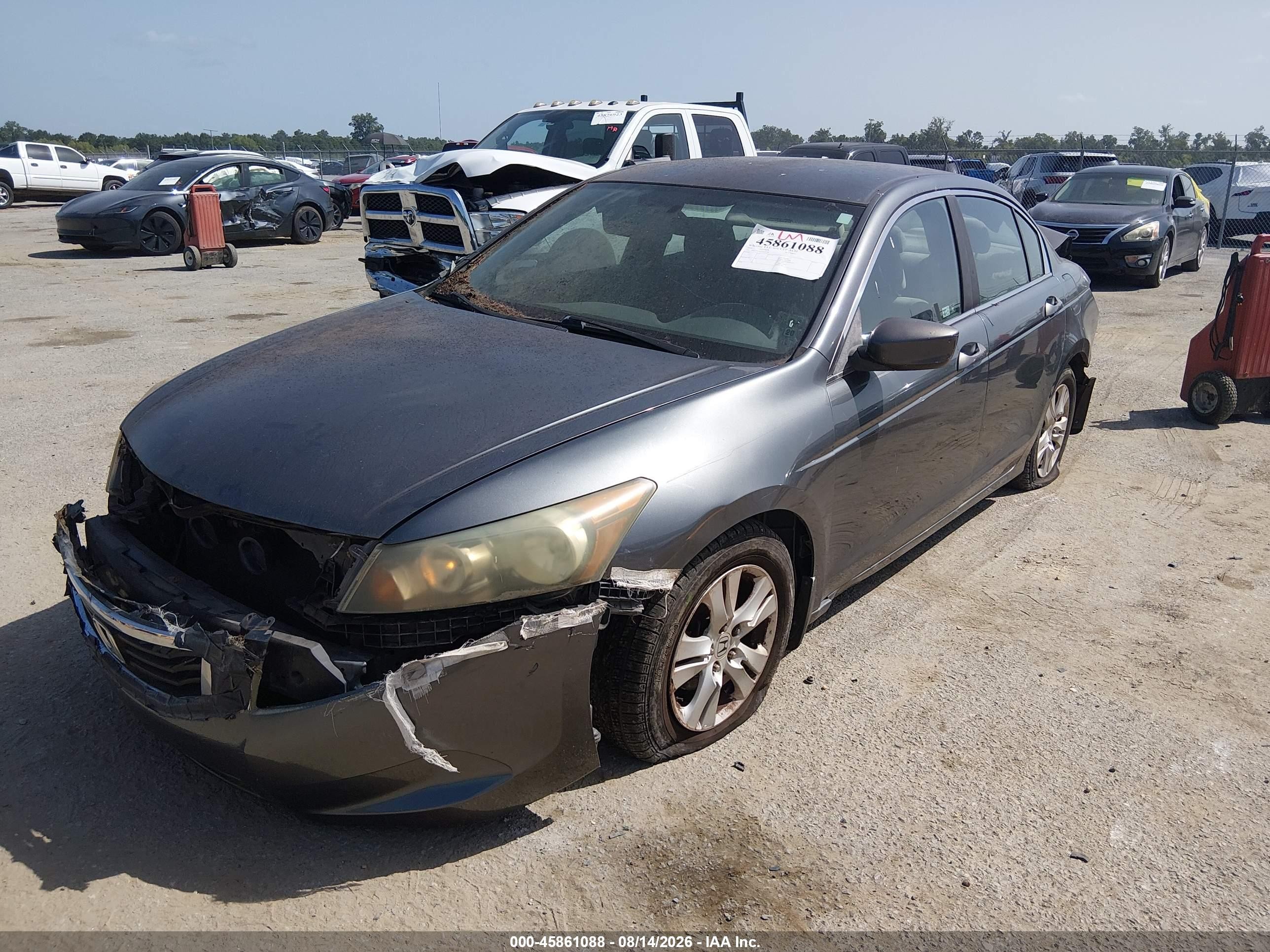 2010 Honda Accord 2.4 Lx-p Gray vin: 1HGCP2F45AA026766