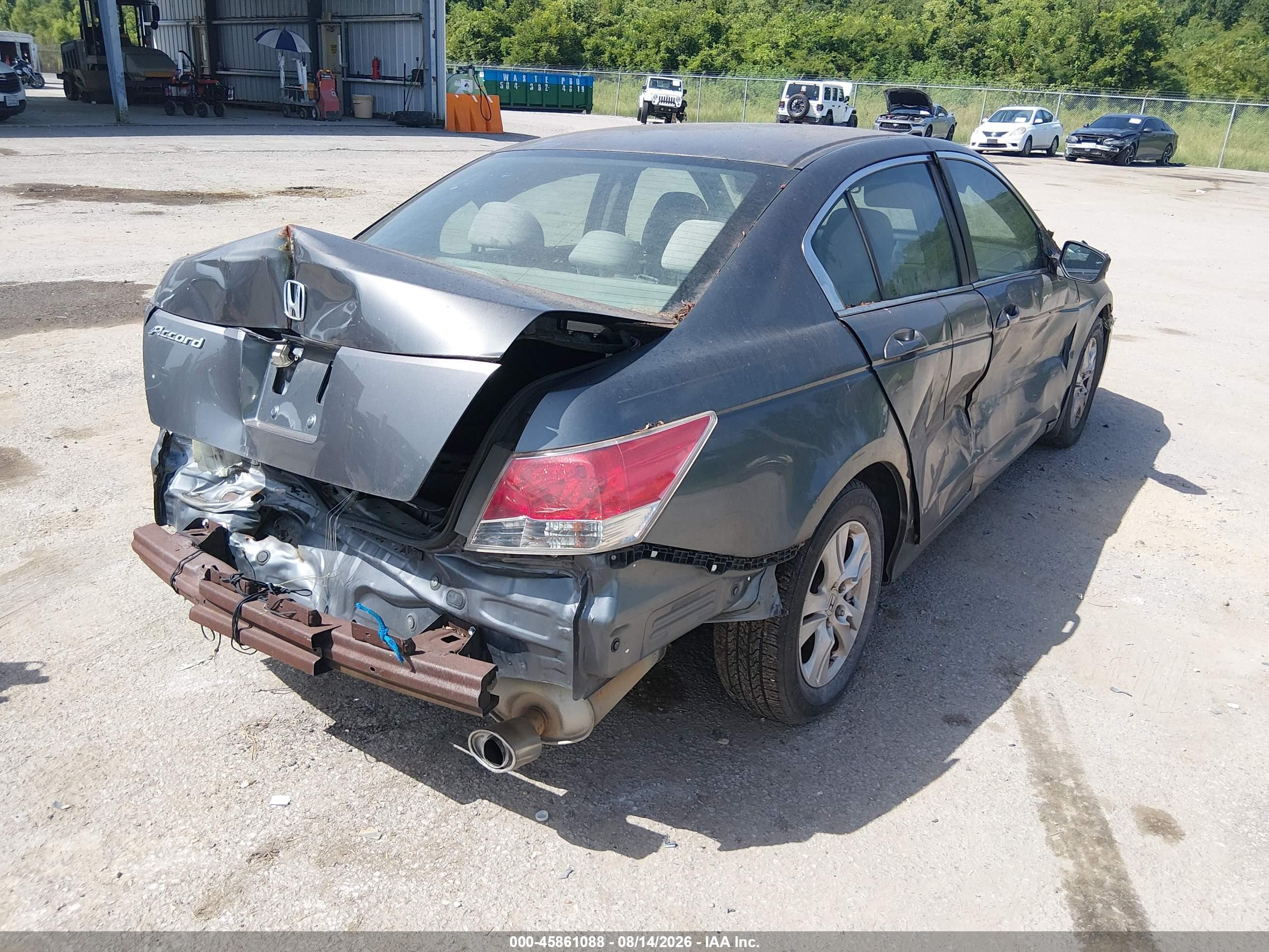 2010 Honda Accord 2.4 Lx-p Gray vin: 1HGCP2F45AA026766