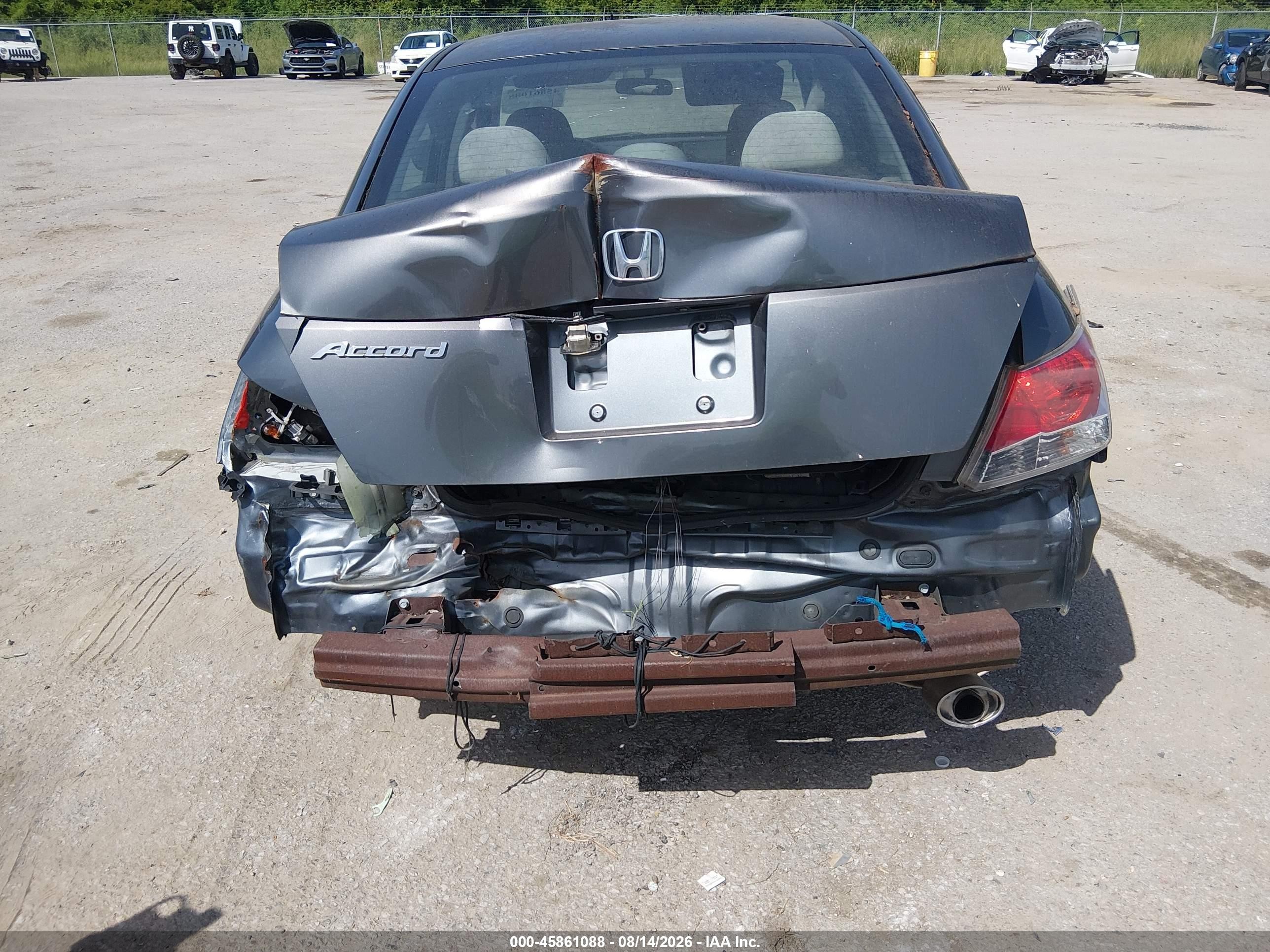 2010 Honda Accord 2.4 Lx-p Gray vin: 1HGCP2F45AA026766