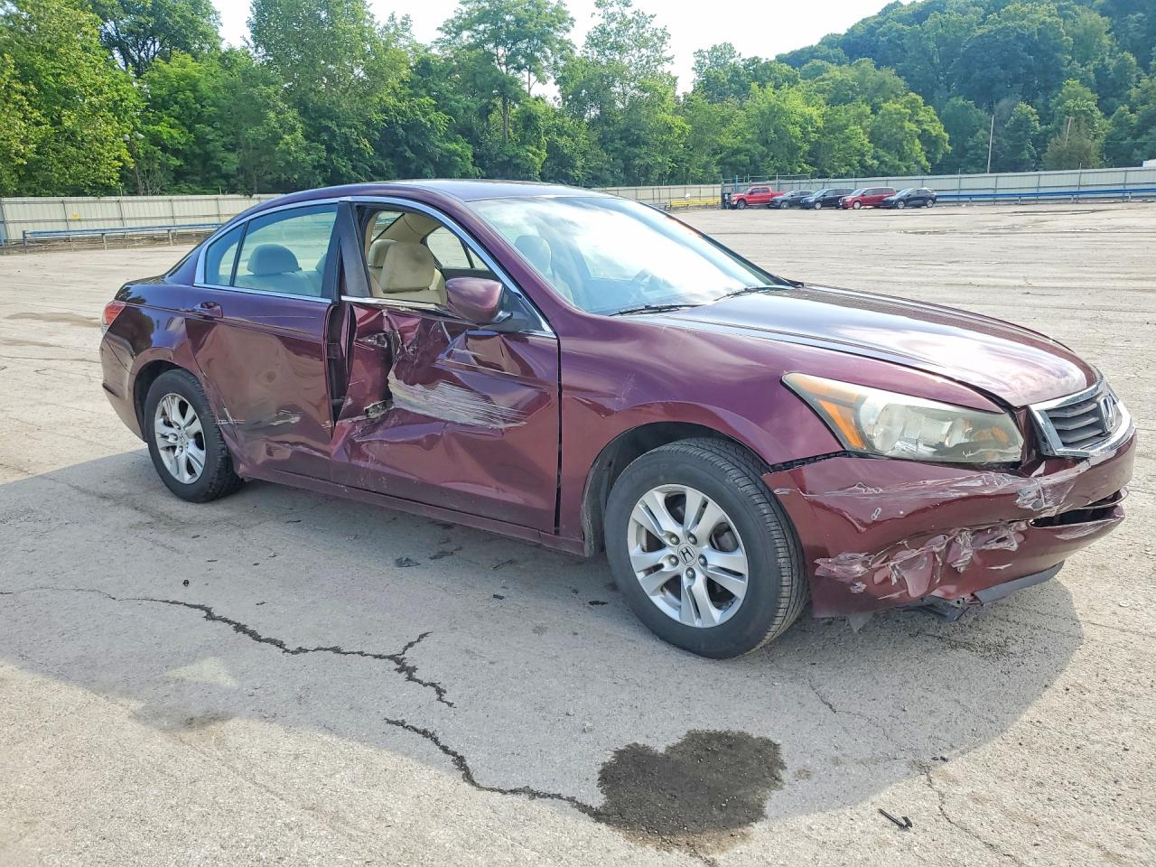2010 Honda Accord Lxp Burgundy vin: 1HGCP2F45AA031272