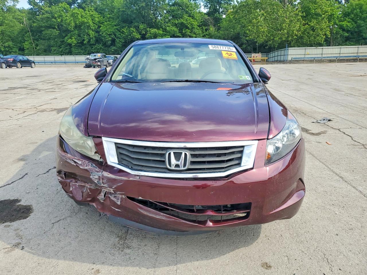 2010 Honda Accord Lxp Burgundy vin: 1HGCP2F45AA031272
