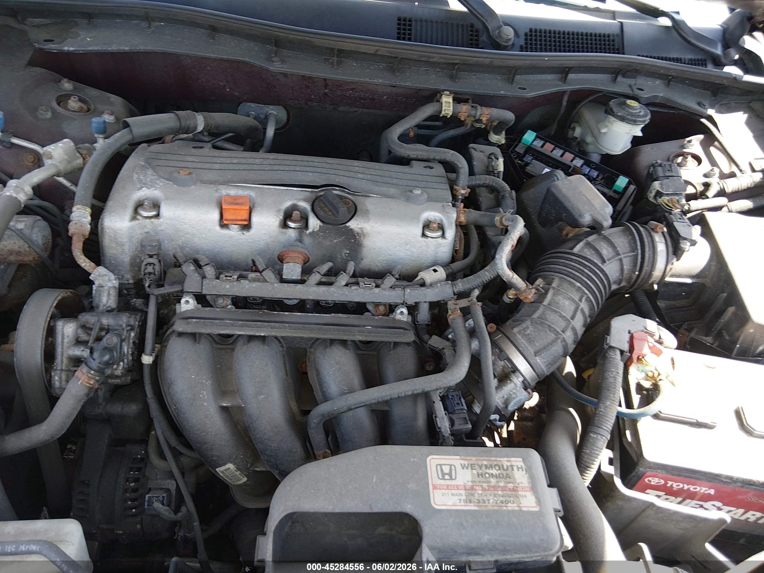 2010 Honda Accord 2.4 Lx-p Maroon vin: 1HGCP2F45AA075613