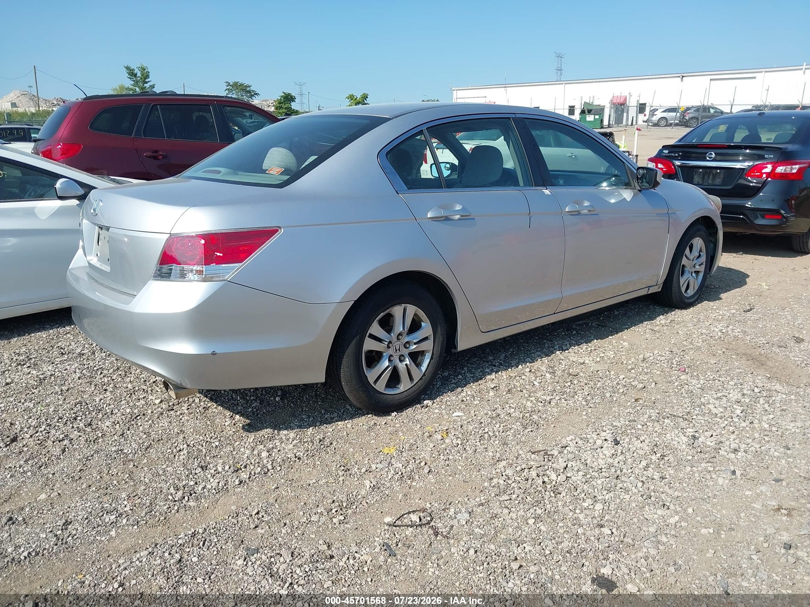 2010 Honda Accord 2.4 Lx-p Silver vin: 1HGCP2F45AA105502