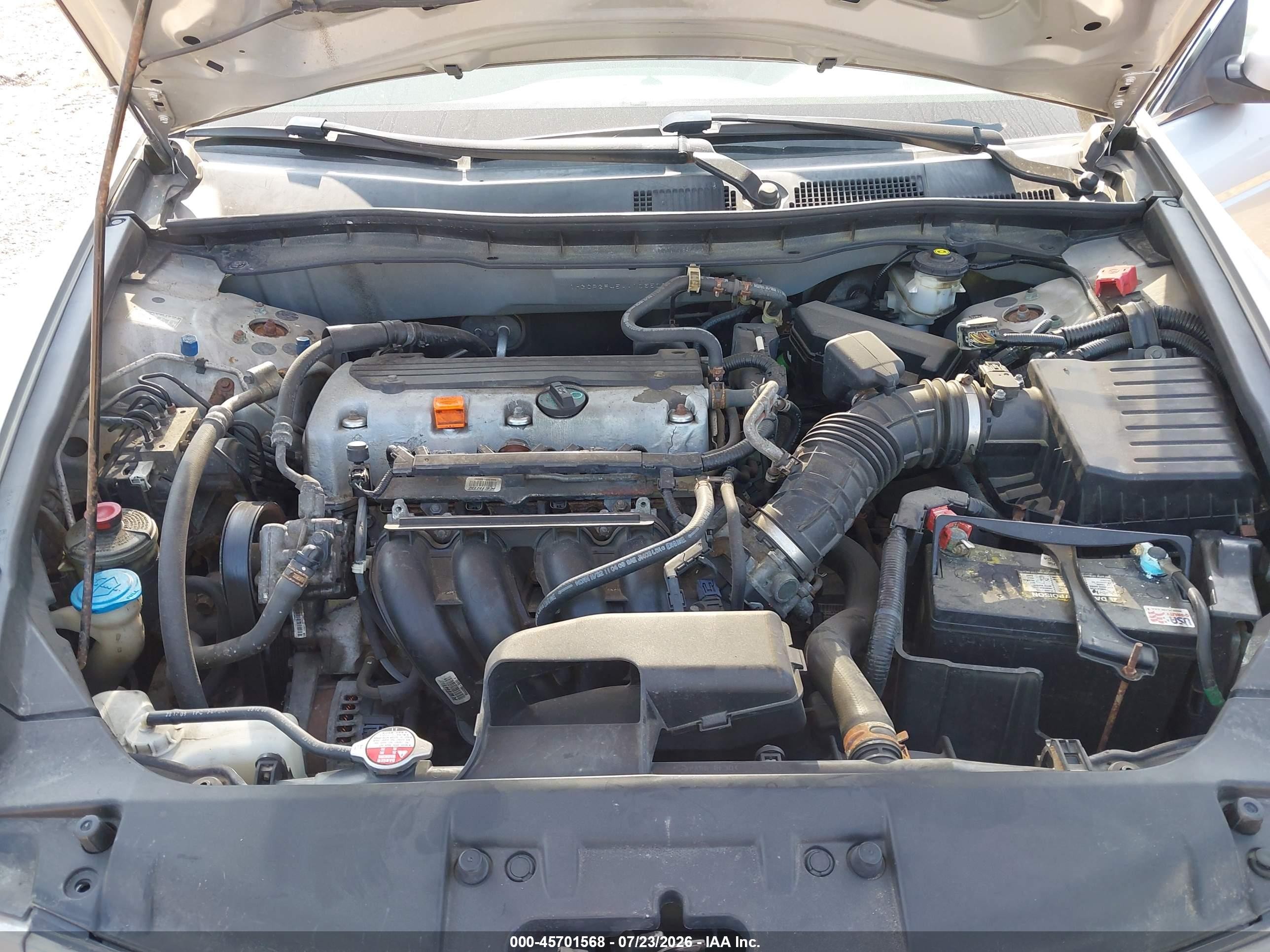 2010 Honda Accord 2.4 Lx-p Silver vin: 1HGCP2F45AA105502