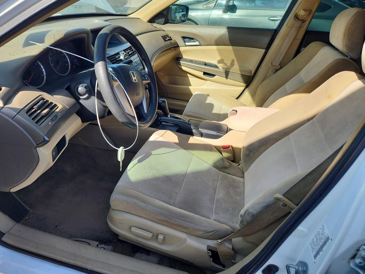 2010 Honda Accord Lxp White vin: 1HGCP2F45AA113308