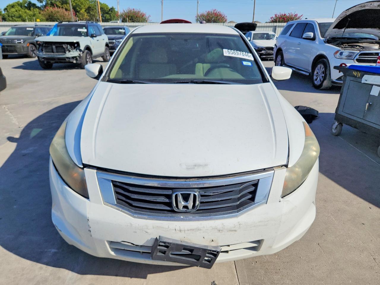 2010 Honda Accord Lxp White vin: 1HGCP2F45AA113308