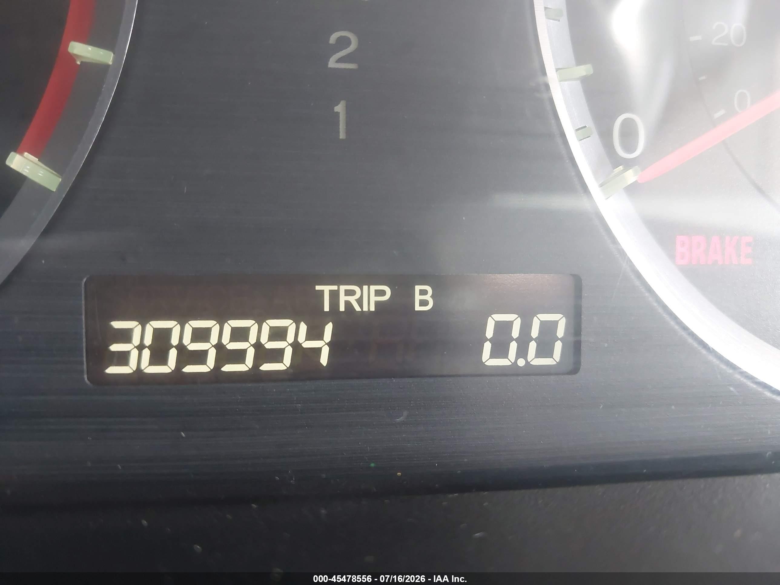 2010 Honda Accord 2.4 Lx-p Burgundy vin: 1HGCP2F45AA119562