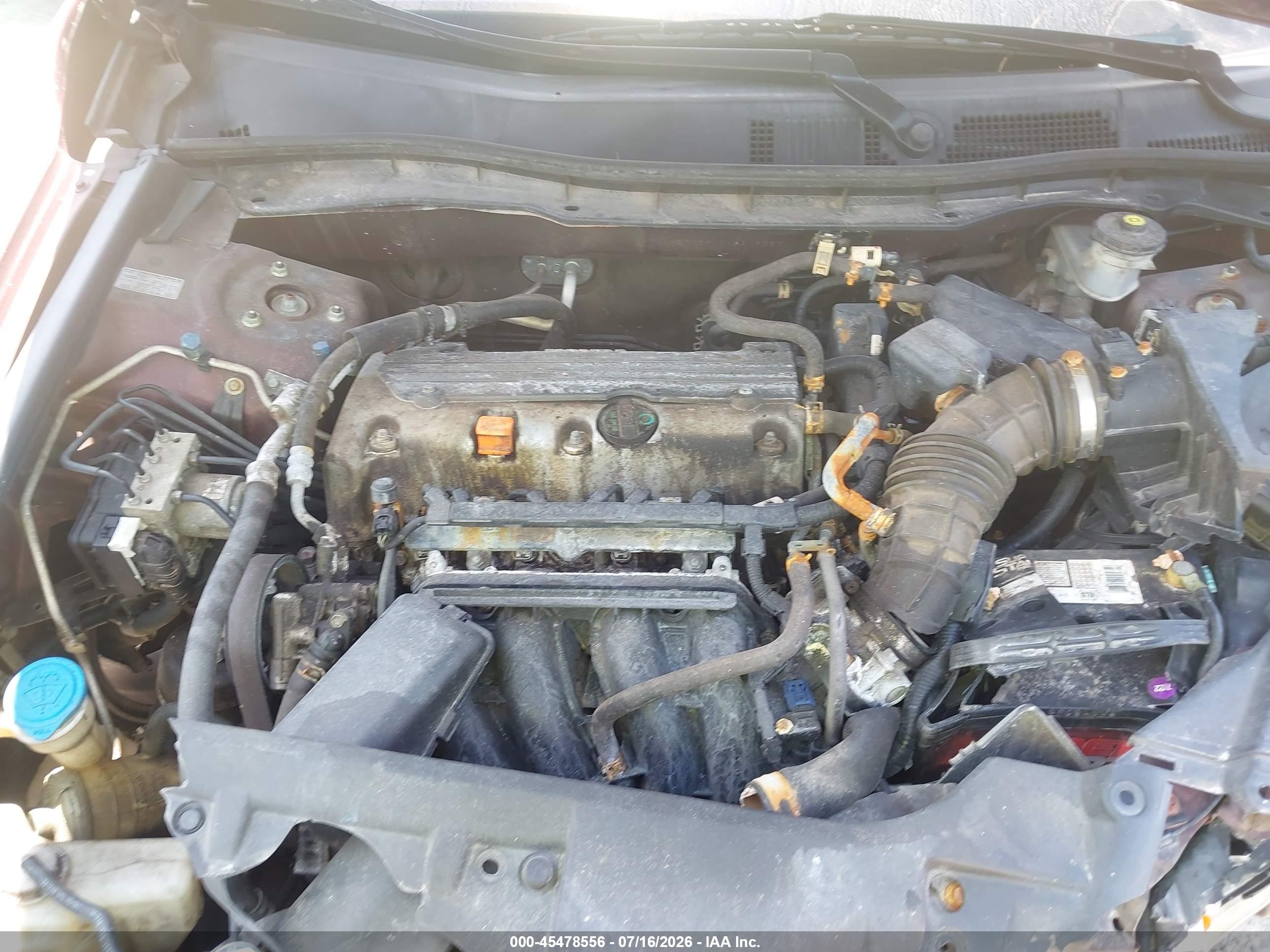 2010 Honda Accord 2.4 Lx-p Burgundy vin: 1HGCP2F45AA119562