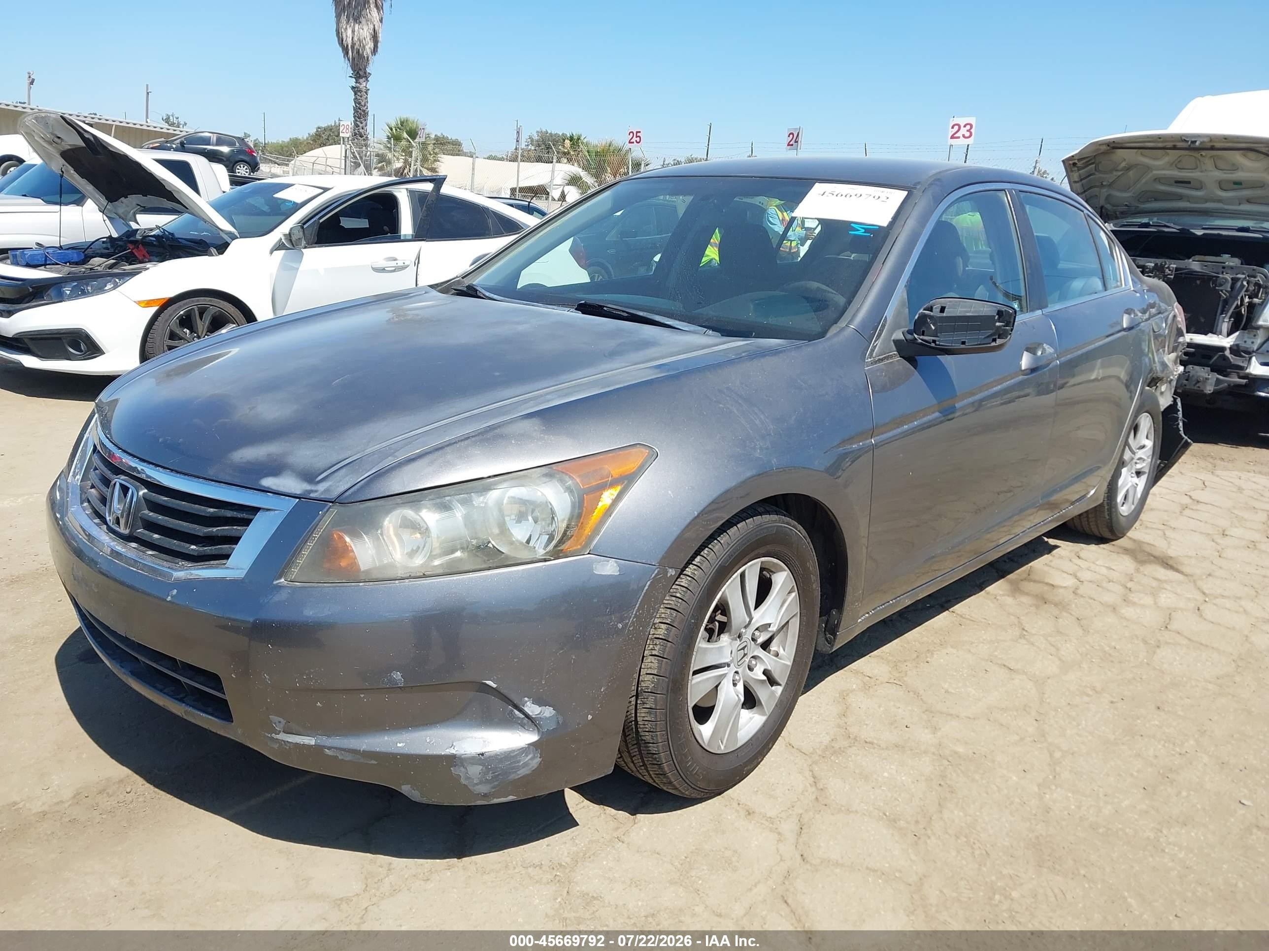 2010 Honda Accord 2.4 Lx-p Gray vin: 1HGCP2F45AA126155