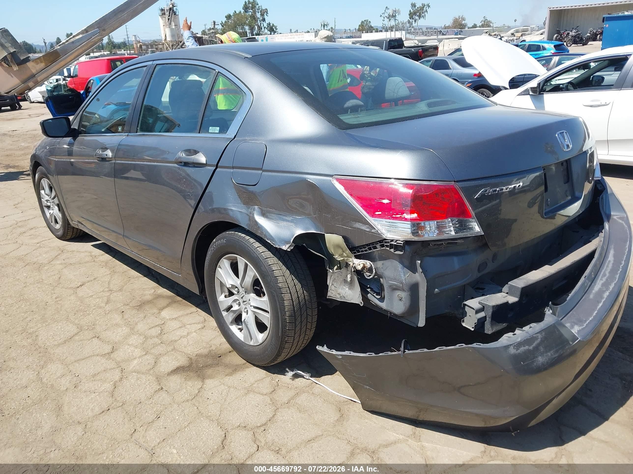 2010 Honda Accord 2.4 Lx-p Gray vin: 1HGCP2F45AA126155