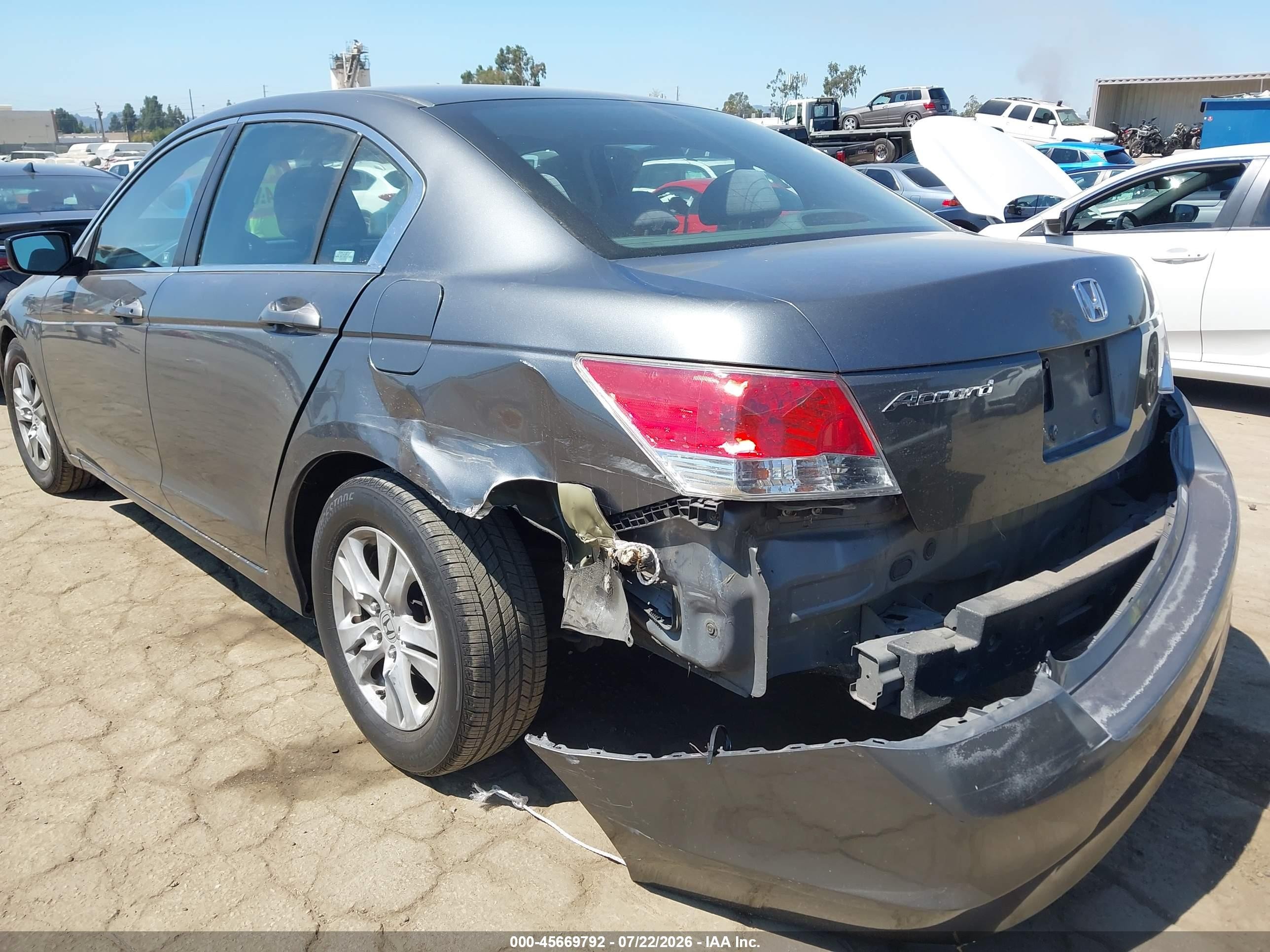 2010 Honda Accord 2.4 Lx-p Gray vin: 1HGCP2F45AA126155