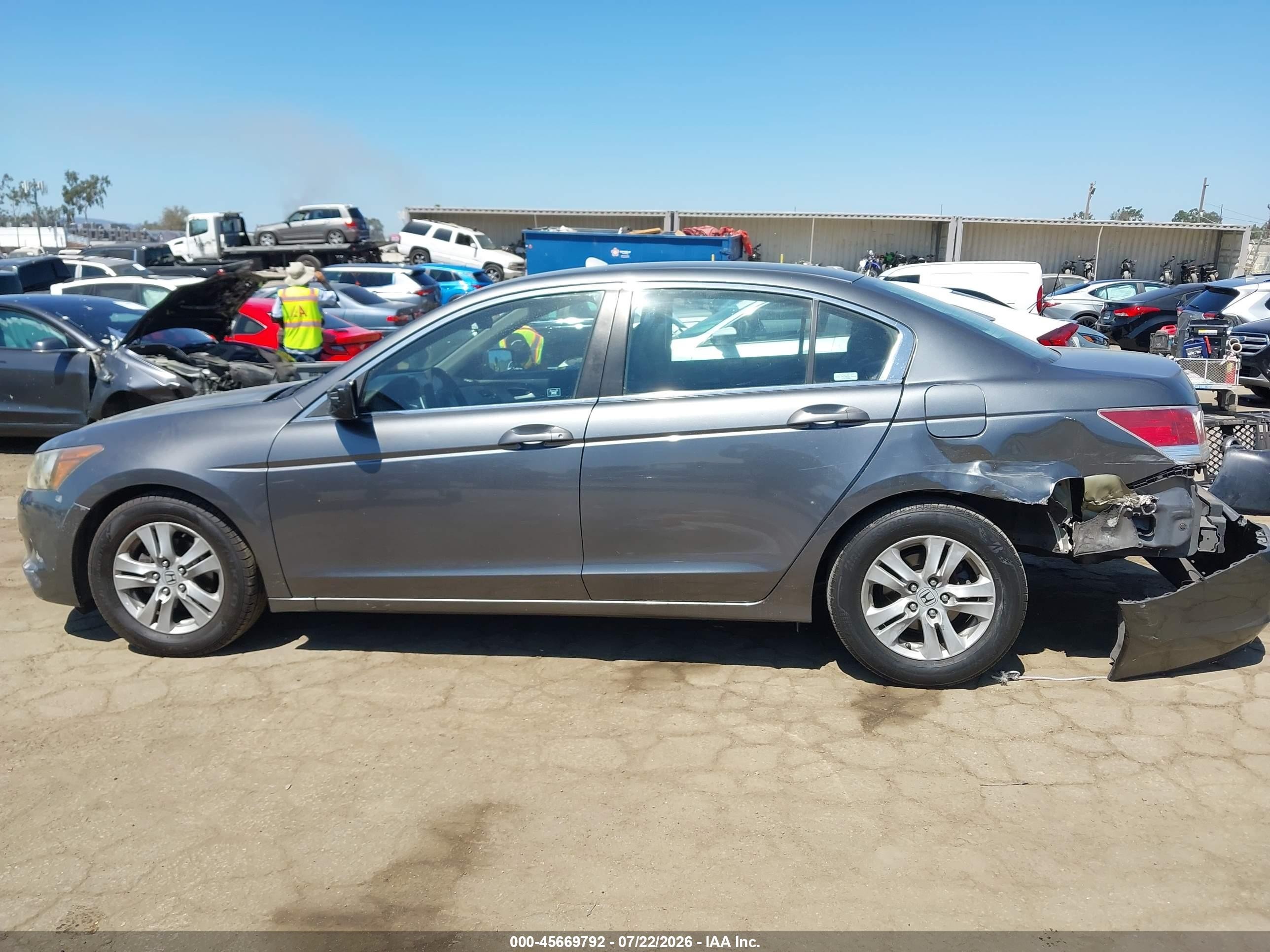 2010 Honda Accord 2.4 Lx-p Gray vin: 1HGCP2F45AA126155