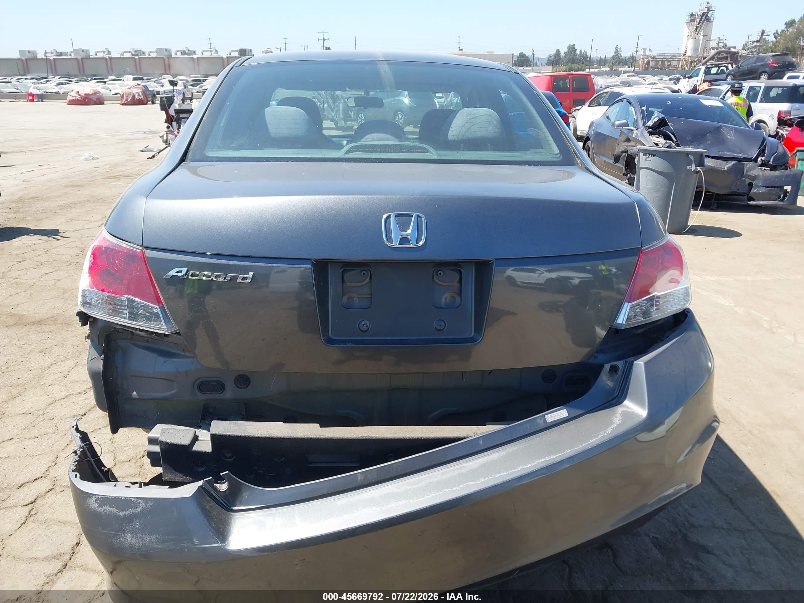 2010 Honda Accord 2.4 Lx-p Gray vin: 1HGCP2F45AA126155