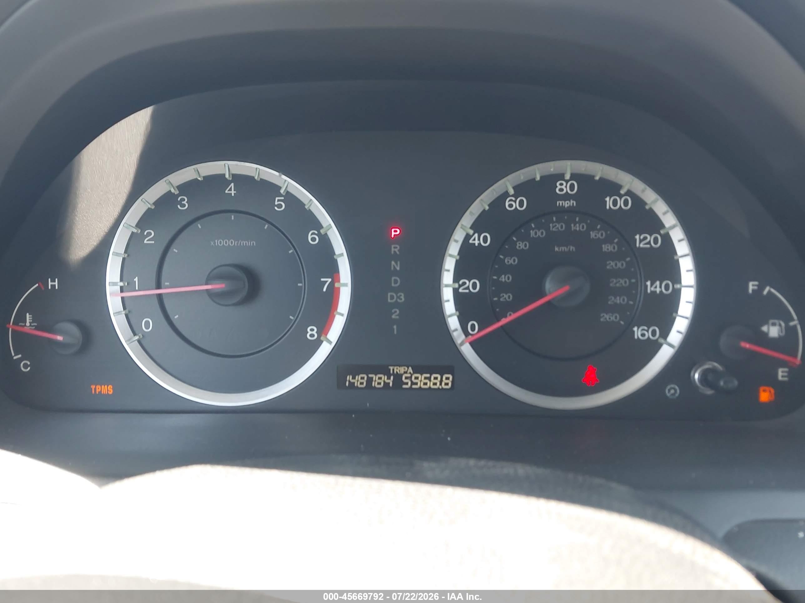 2010 Honda Accord 2.4 Lx-p Gray vin: 1HGCP2F45AA126155