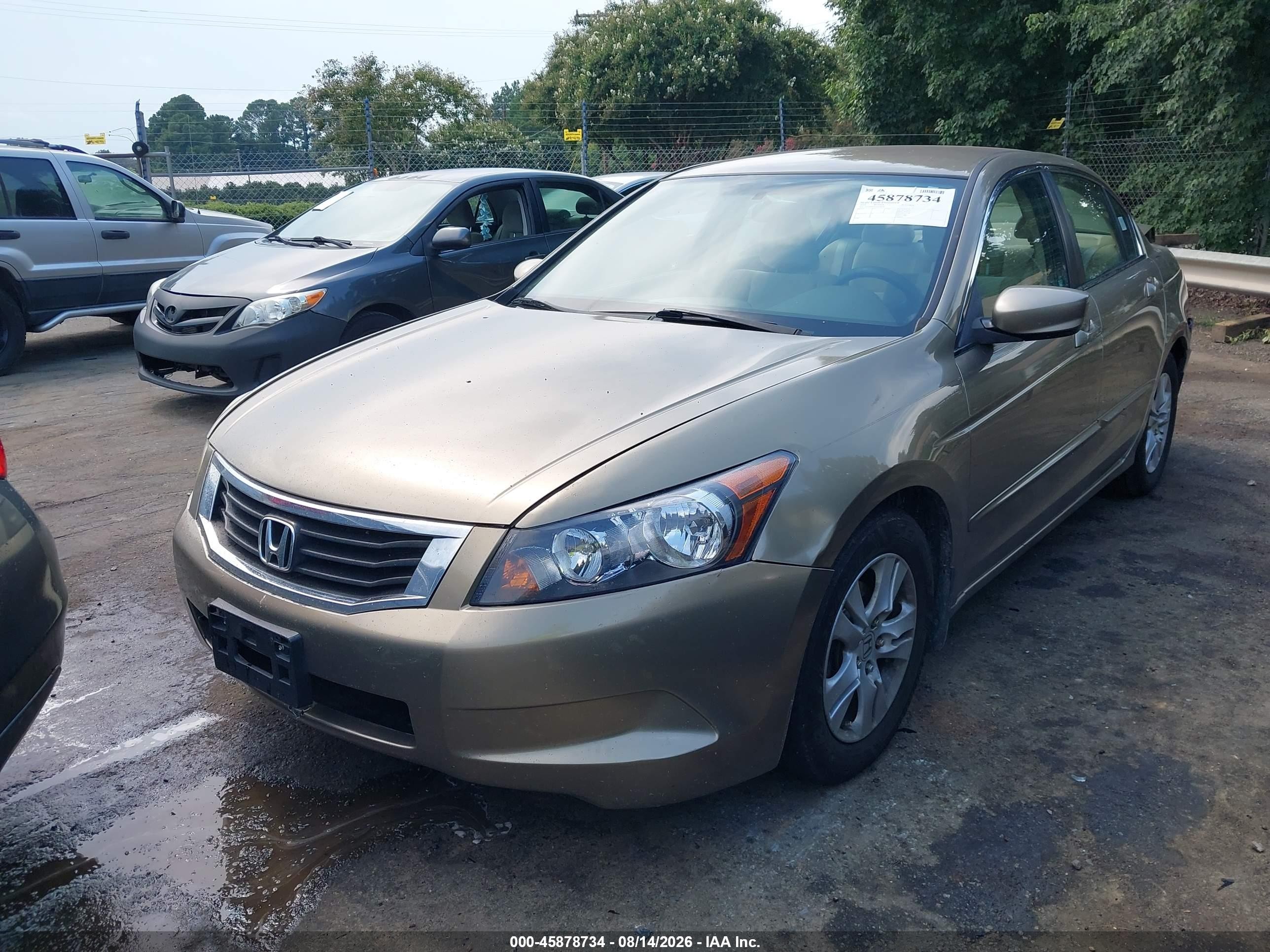 2010 Honda Accord 2.4 Lx-p Gold vin: 1HGCP2F45AA138726