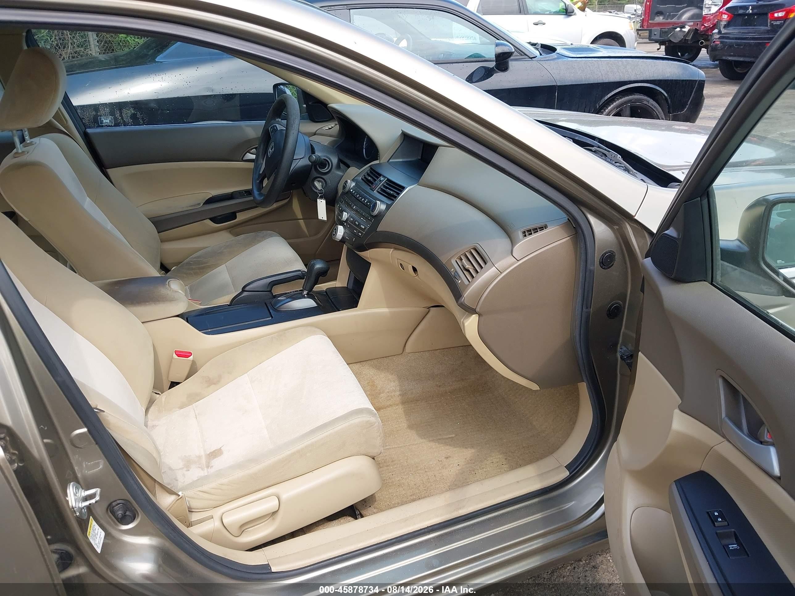 2010 Honda Accord 2.4 Lx-p Gold vin: 1HGCP2F45AA138726