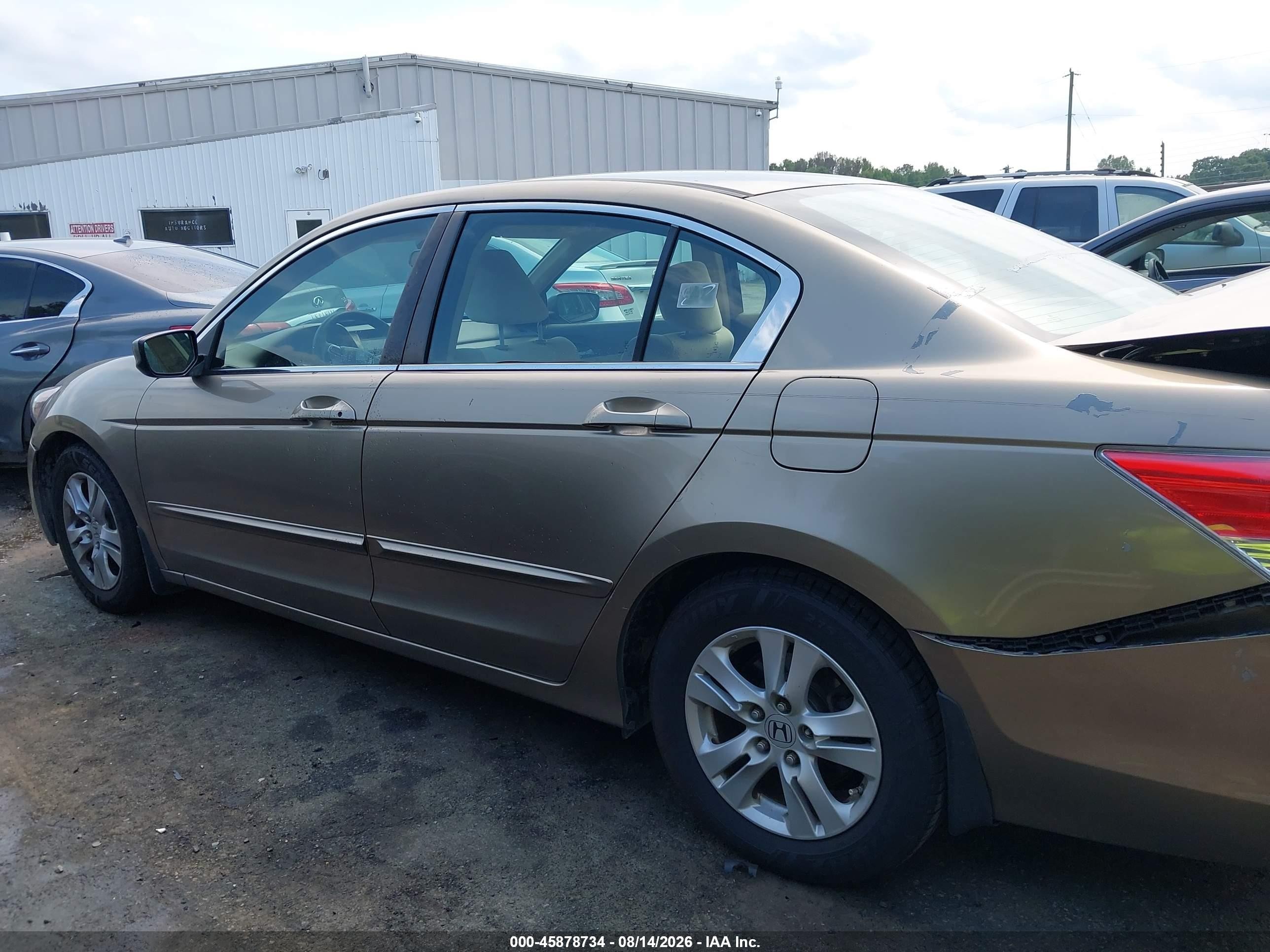 2010 Honda Accord 2.4 Lx-p Gold vin: 1HGCP2F45AA138726