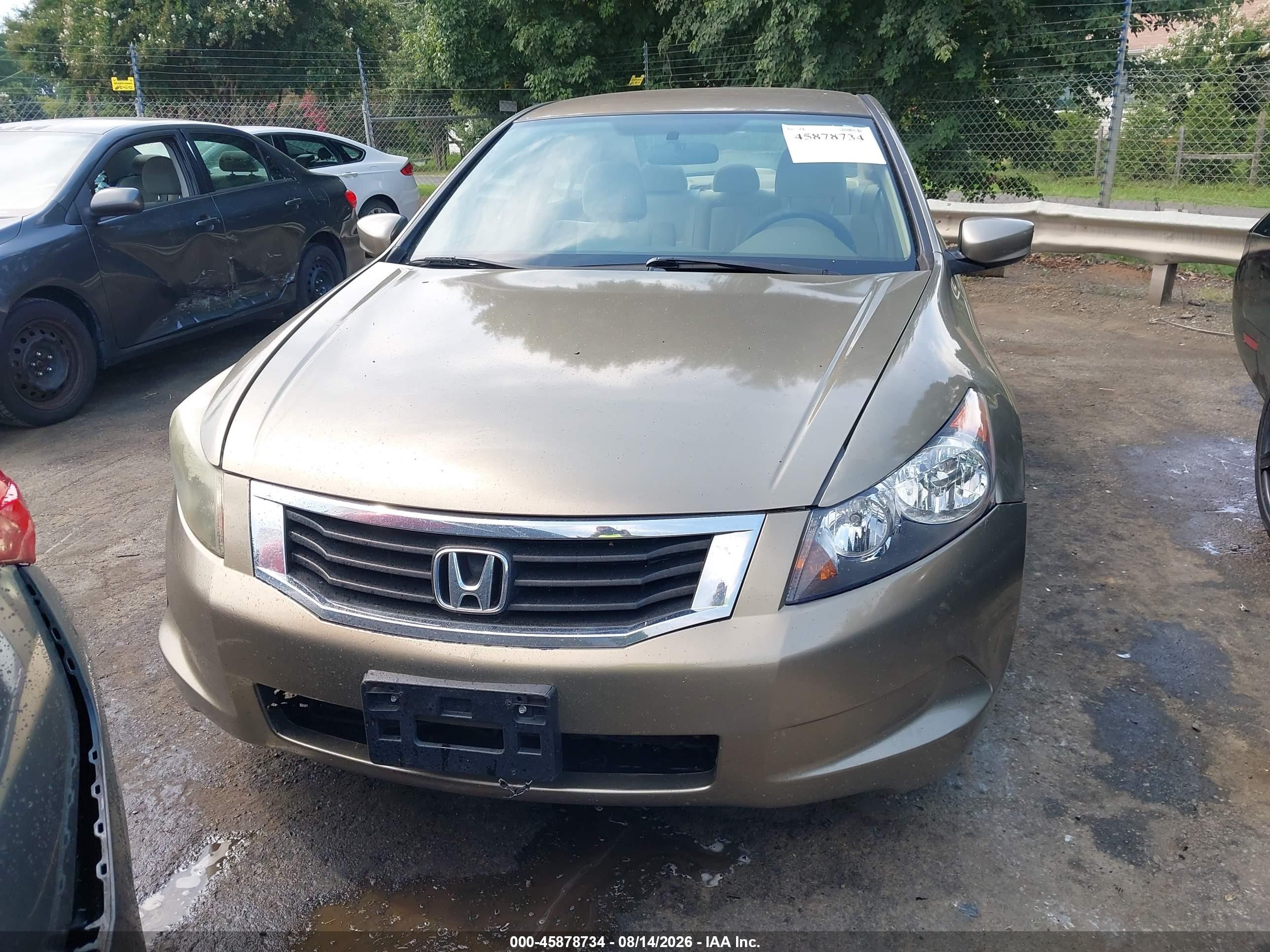 2010 Honda Accord 2.4 Lx-p Gold vin: 1HGCP2F45AA138726