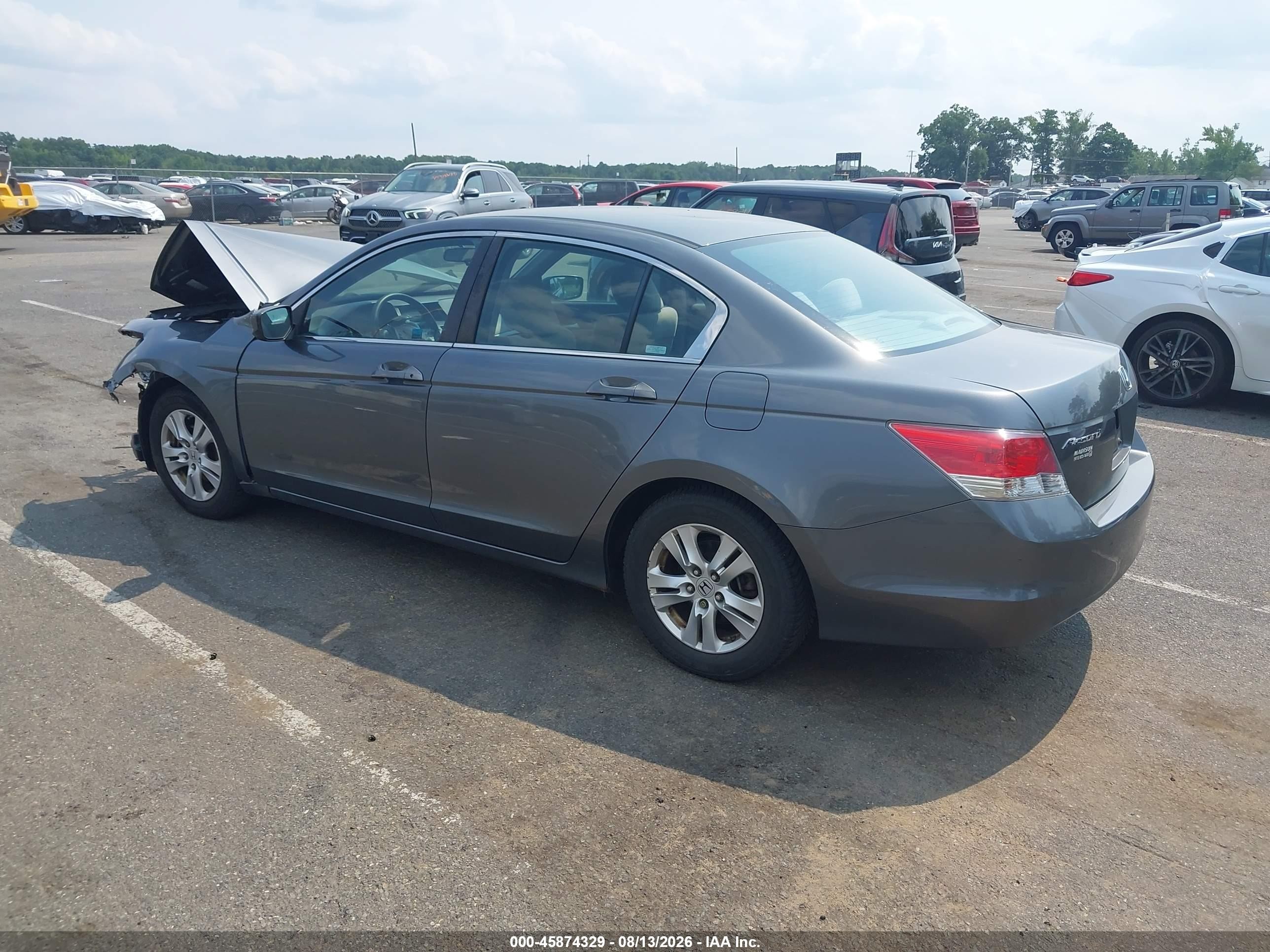 2010 Honda Accord 2.4 Lx-p Серый vin: 1HGCP2F45AA139701