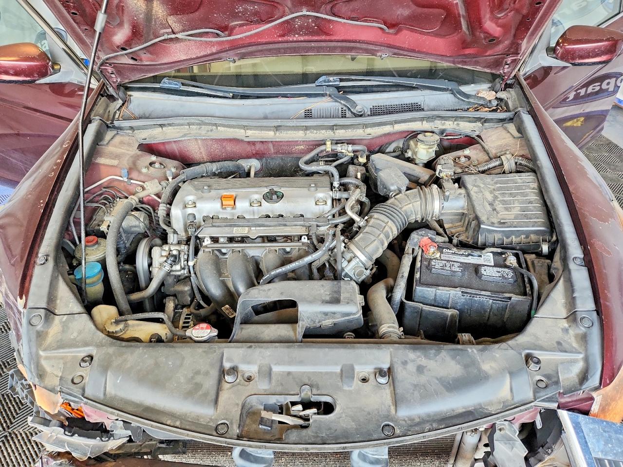 2010 Honda Accord Lxp Burgundy vin: 1HGCP2F45AA150388