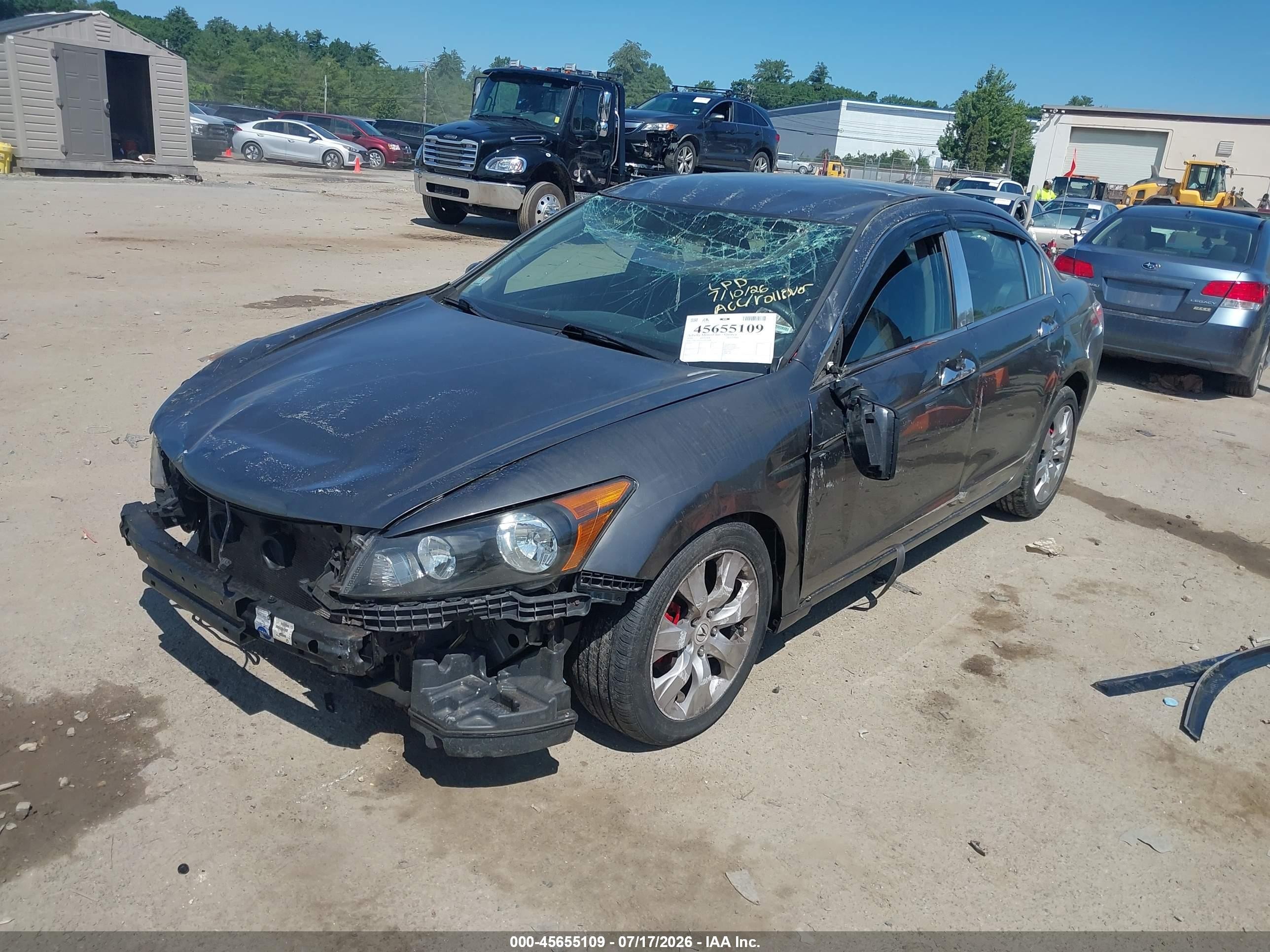 2010 Honda Accord 2.4 Lx-p Gray vin: 1HGCP2F45AA179468