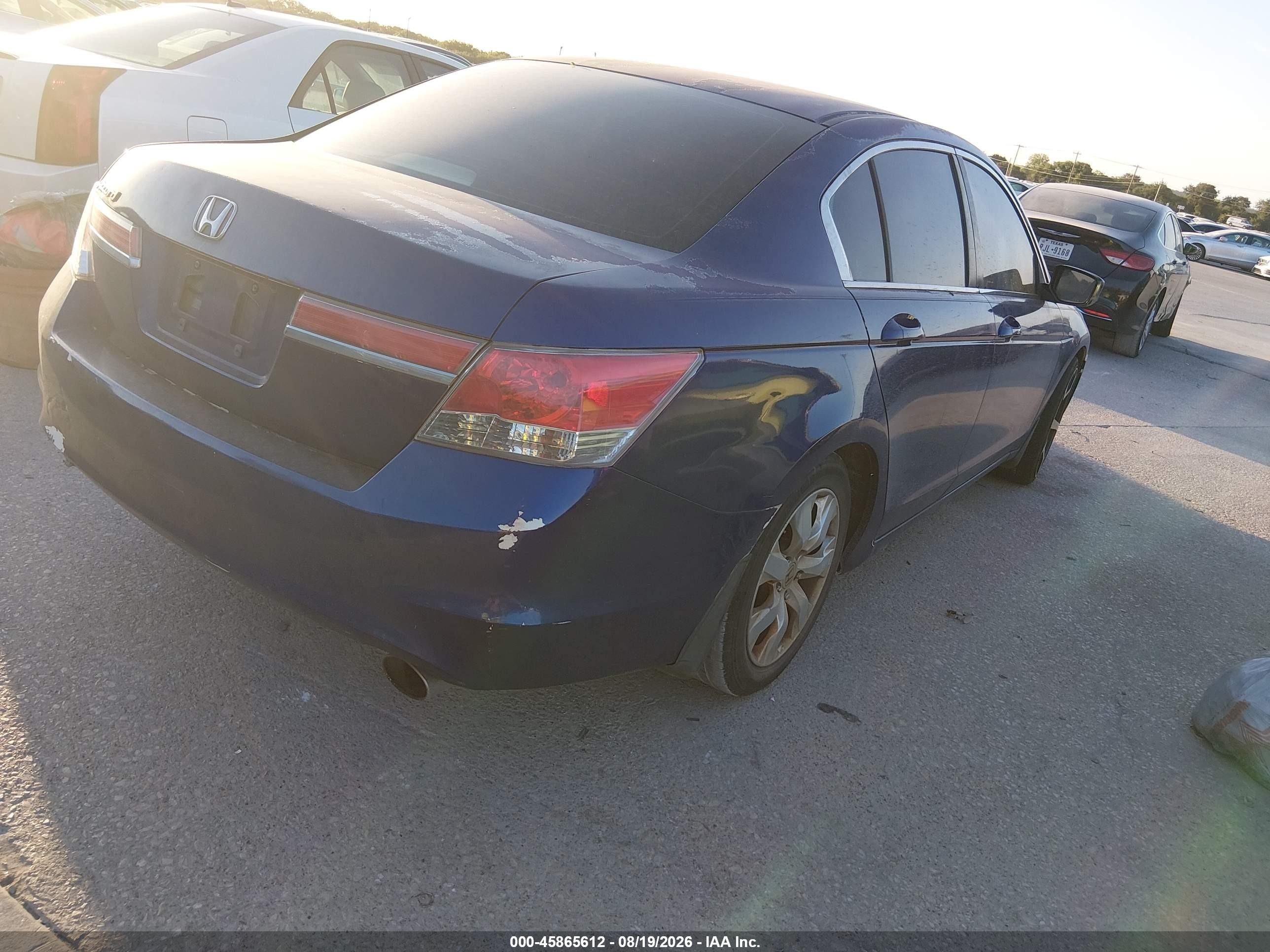 2011 Honda Accord 2.4 Lx-p Blue vin: 1HGCP2F45BA022282