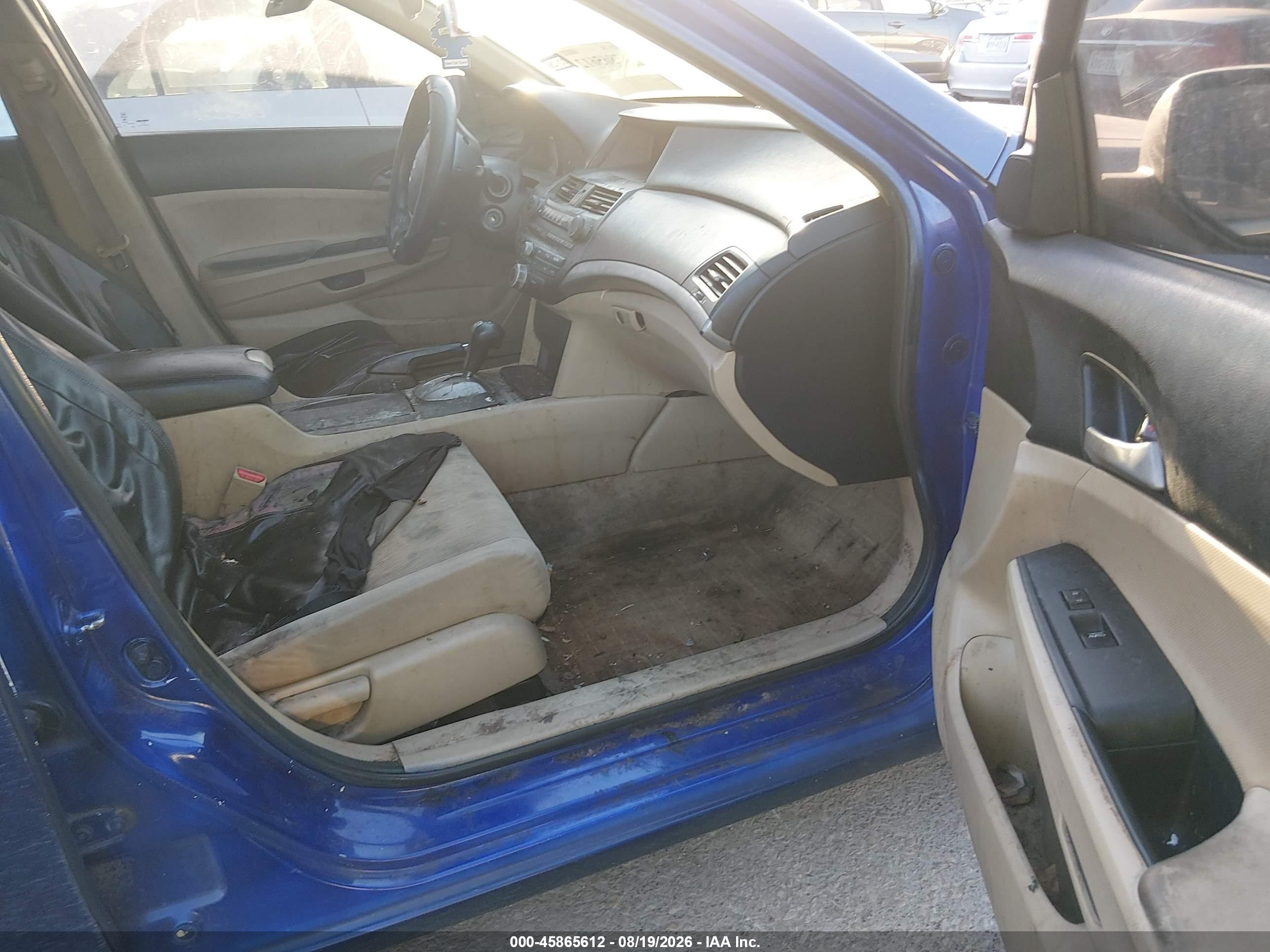 2011 Honda Accord 2.4 Lx-p Blue vin: 1HGCP2F45BA022282