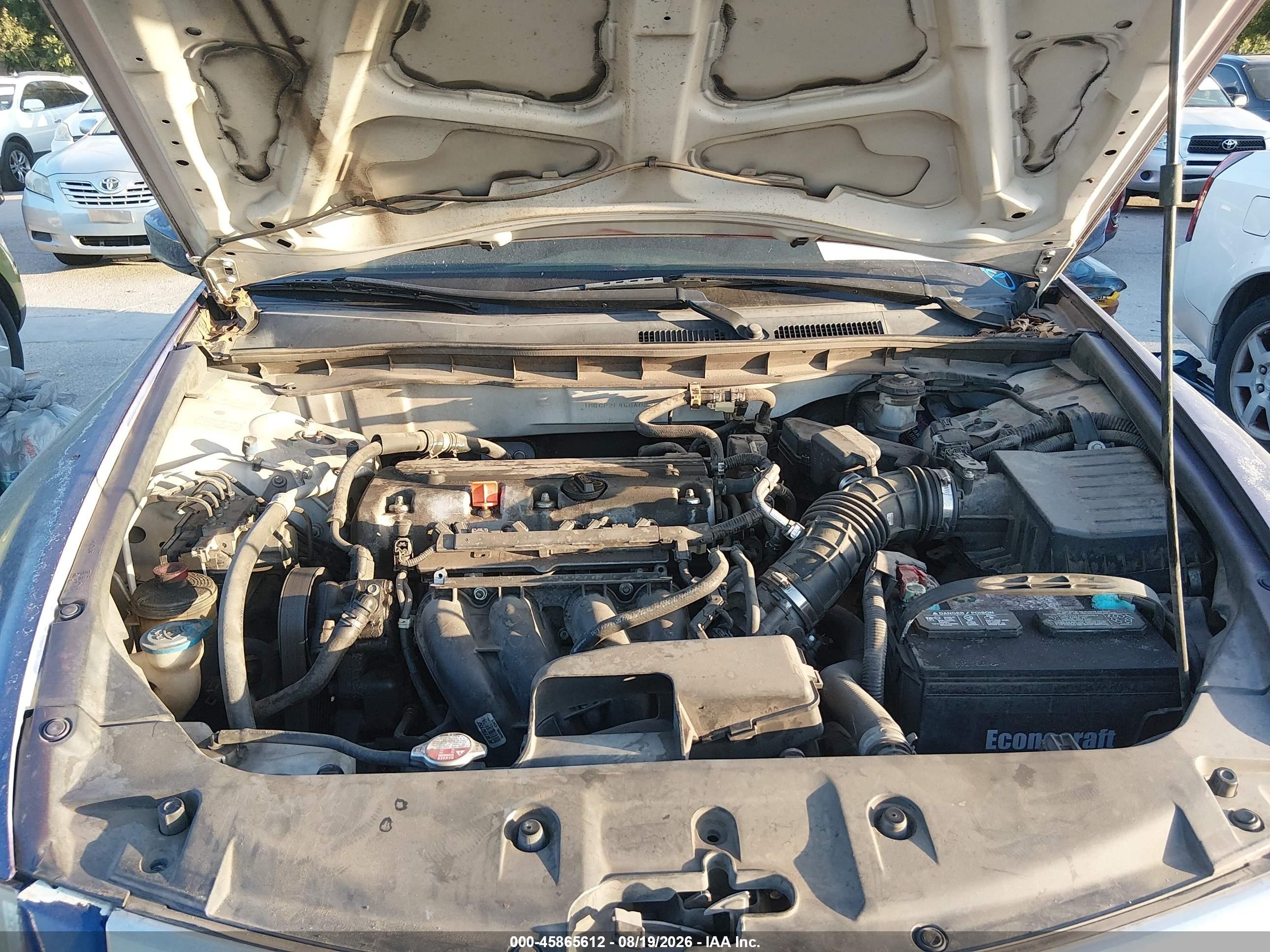 2011 Honda Accord 2.4 Lx-p Blue vin: 1HGCP2F45BA022282