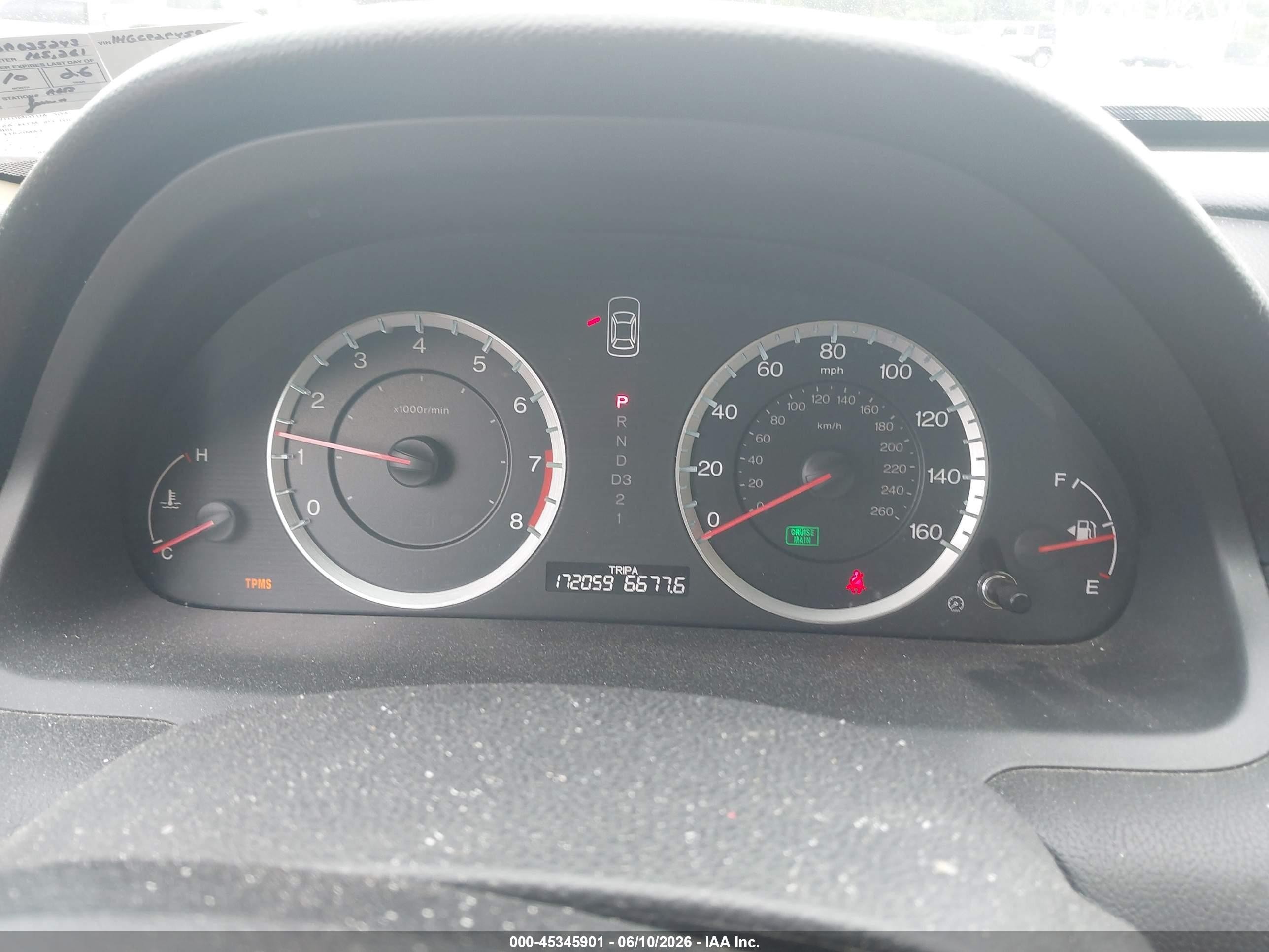 2011 Honda Accord 2.4 Lx-p Burgundy vin: 1HGCP2F45BA035243